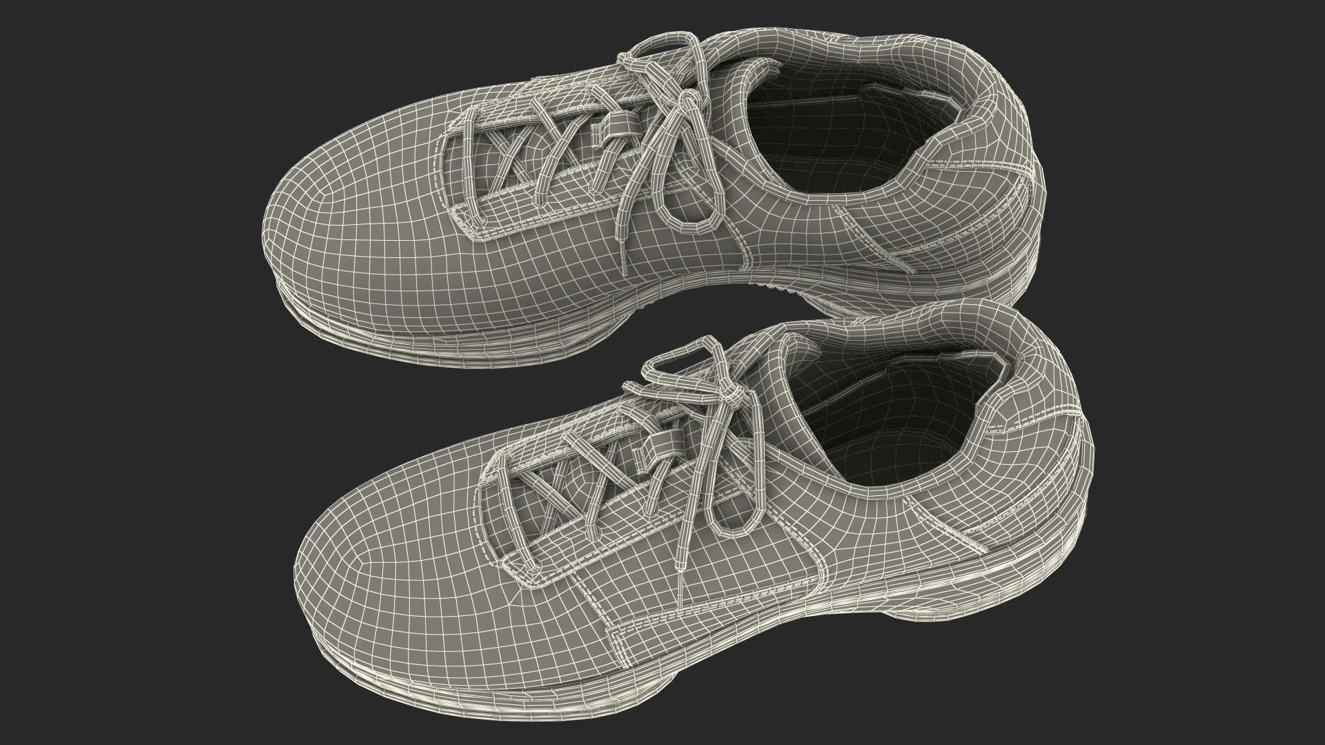 3D model Curling Shoes Balance Plus Fur