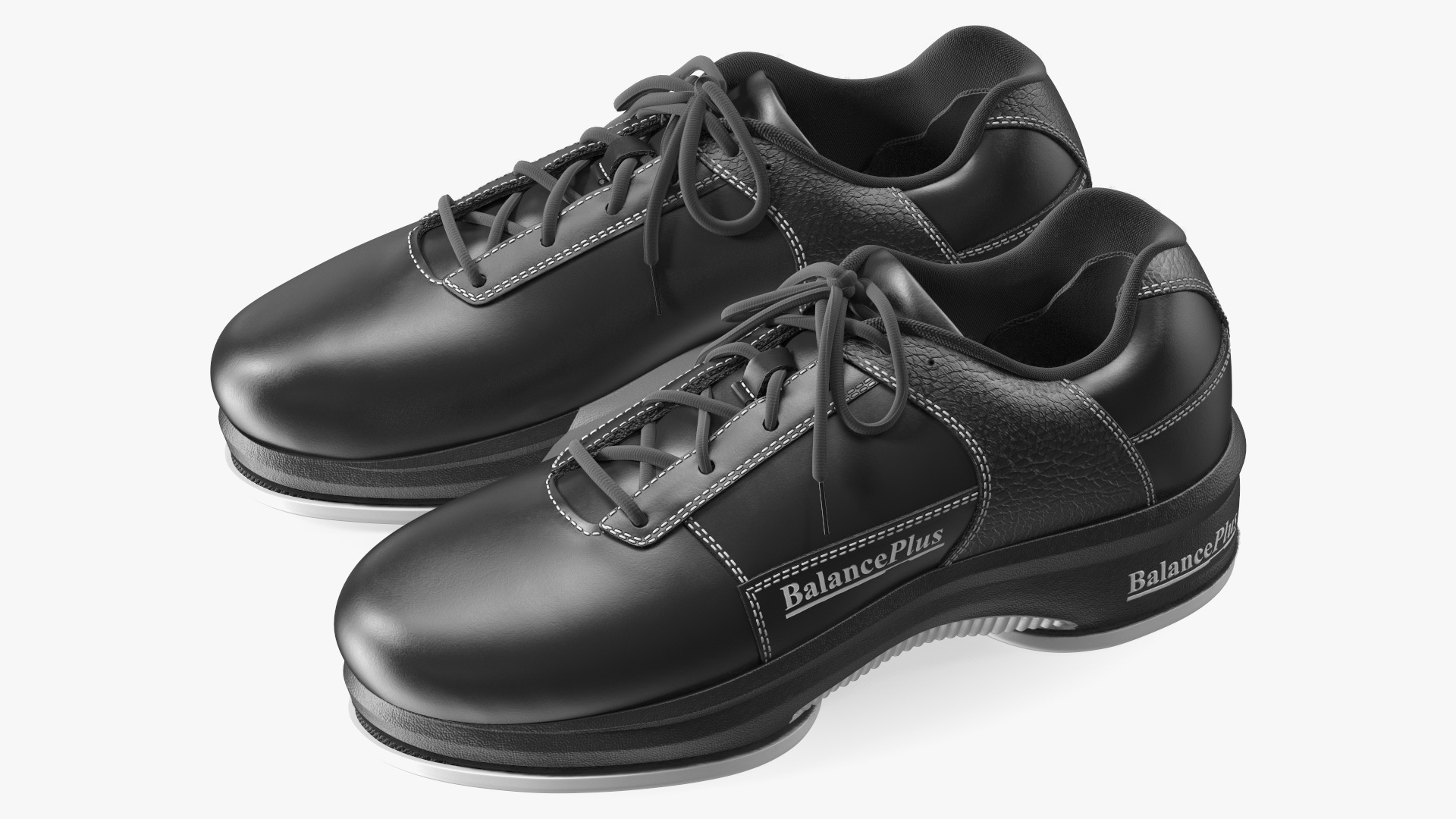 3D model Curling Shoes Balance Plus Fur