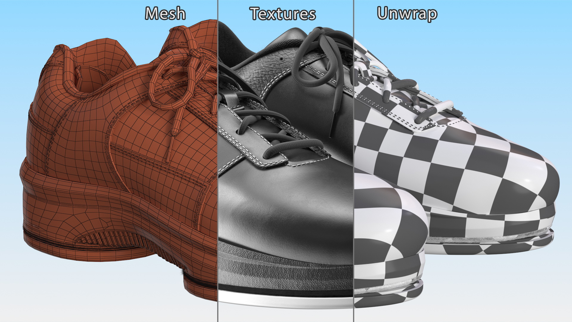 3D model Curling Shoes Balance Plus Fur