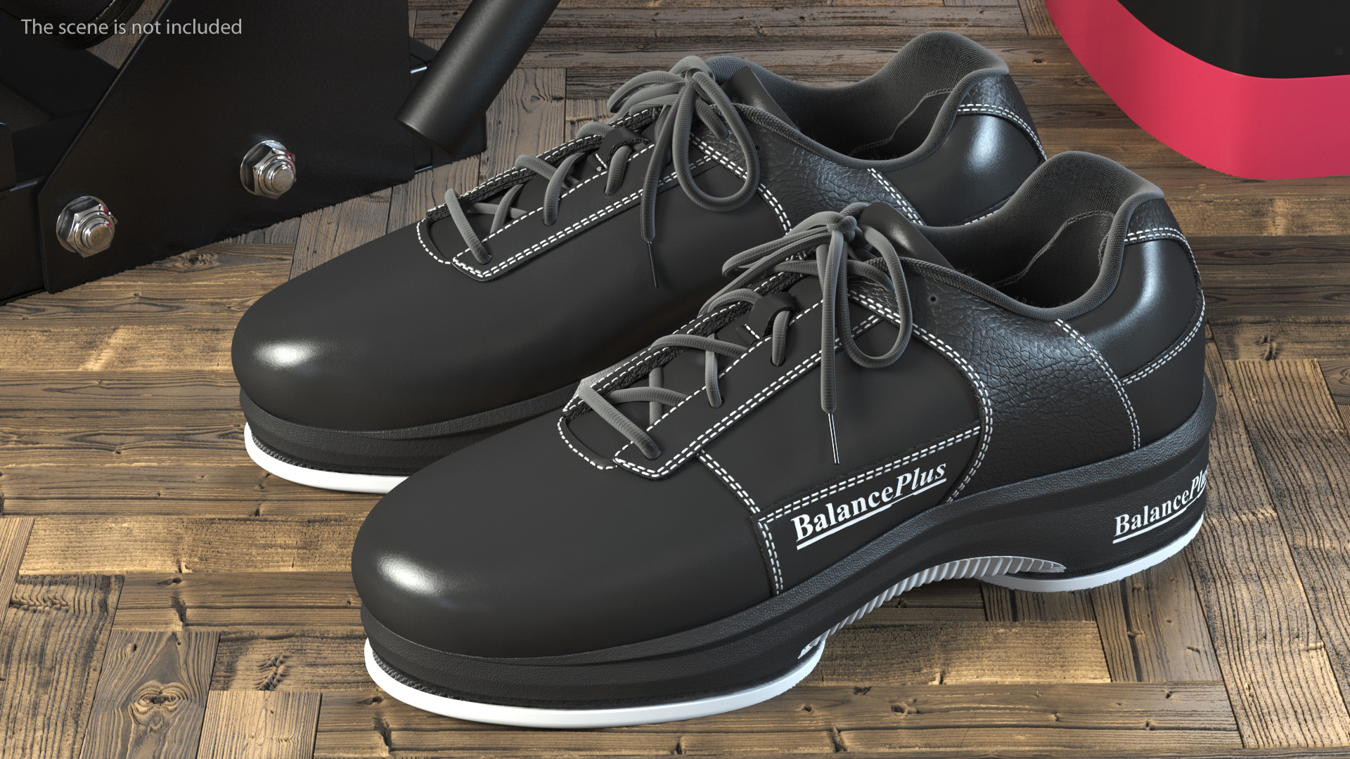 3D model Curling Shoes Balance Plus Fur
