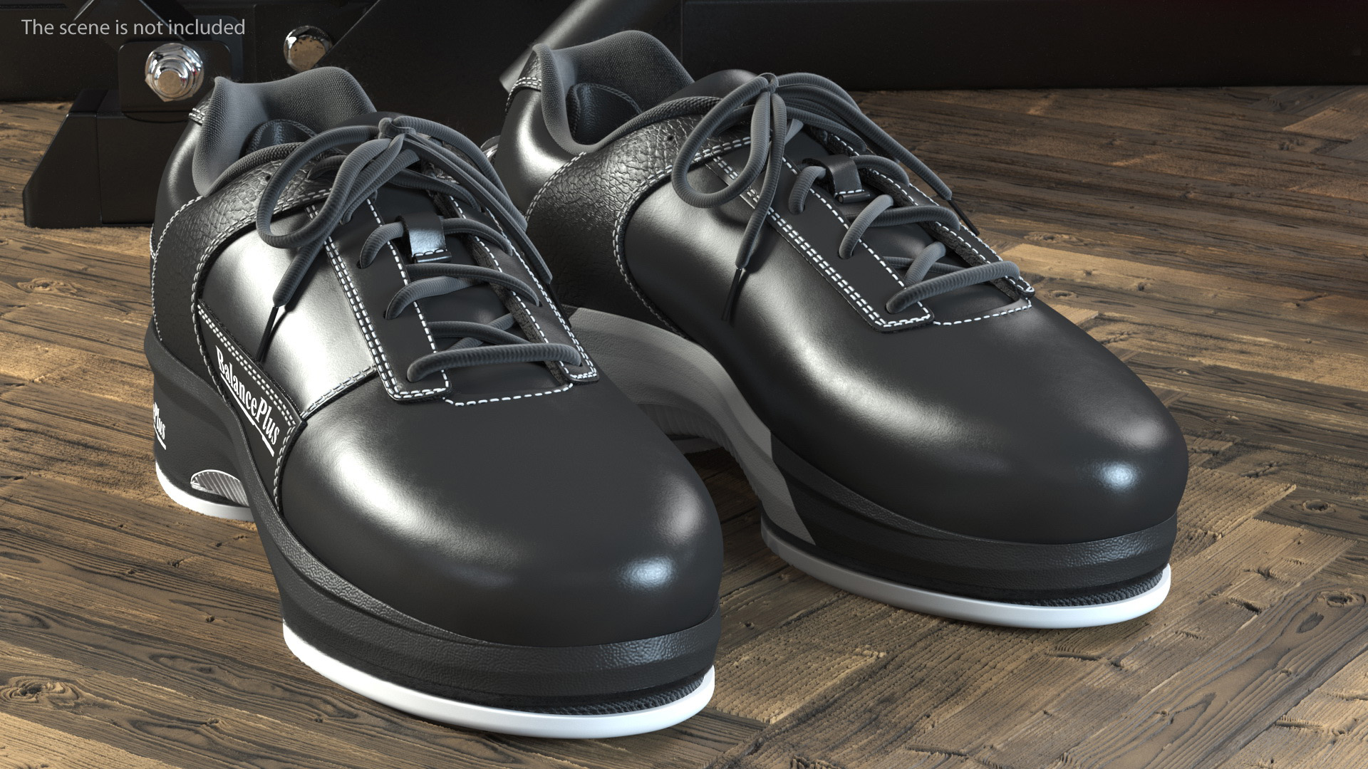 3D model Curling Shoes Balance Plus Fur
