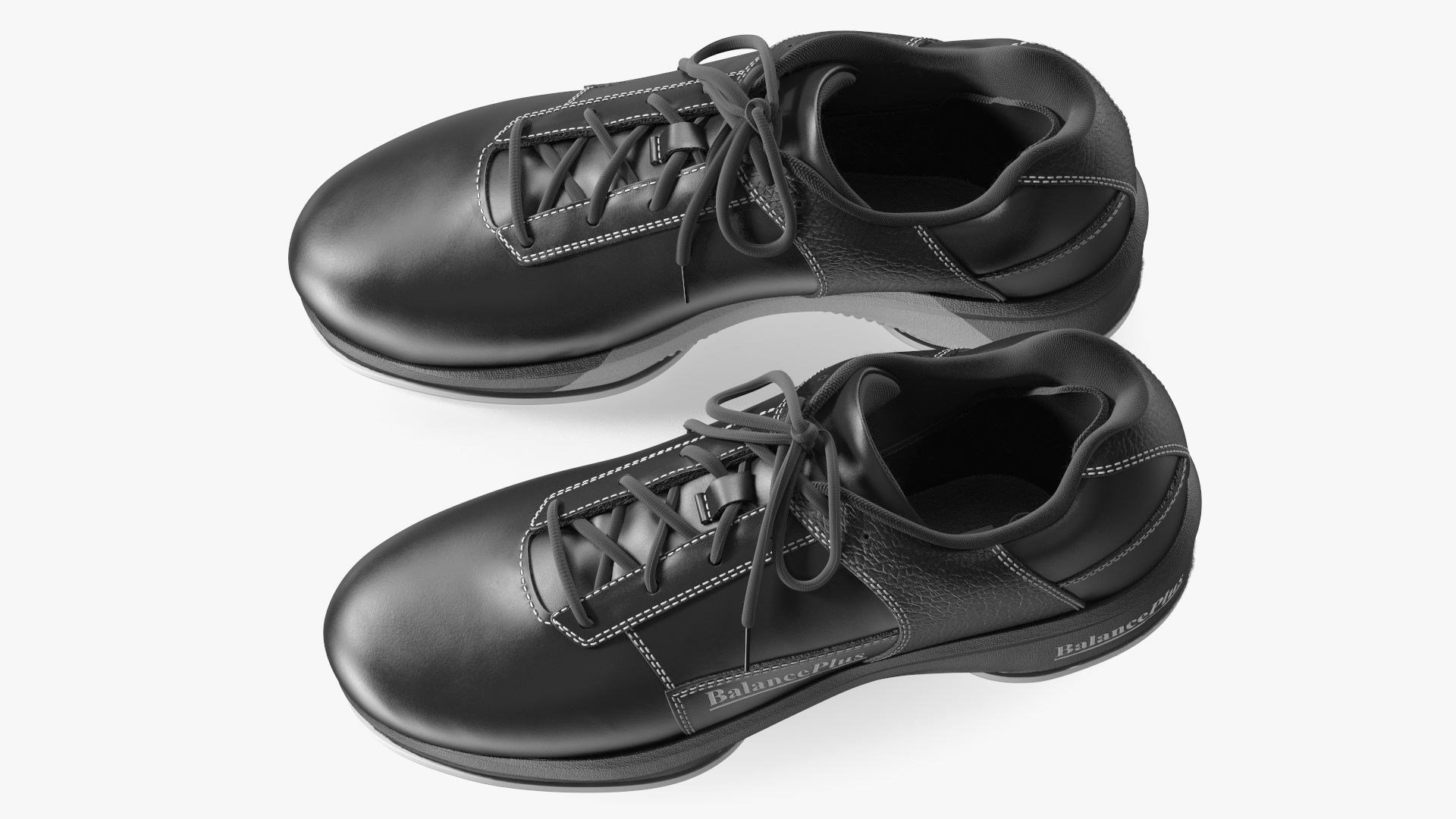 3D model Curling Shoes Balance Plus Fur