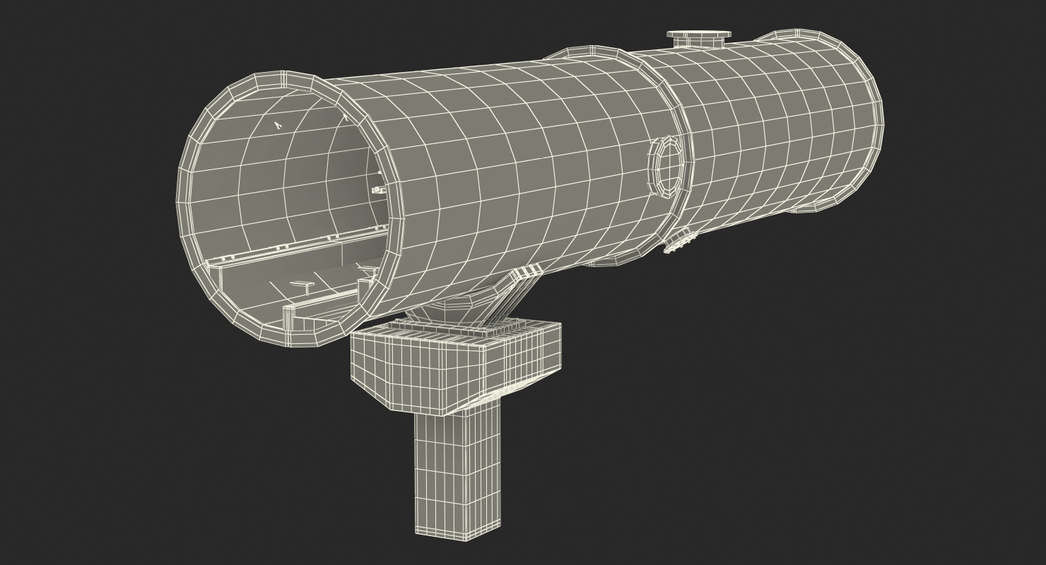 3D model Hyperloop One xp1 in Tube