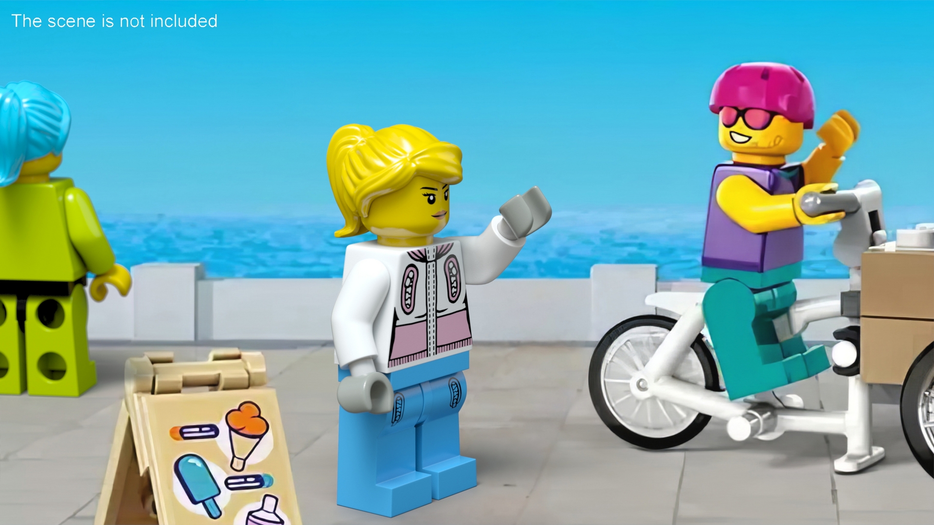 3D Minifigure LEGO Teenager Girl Rigged