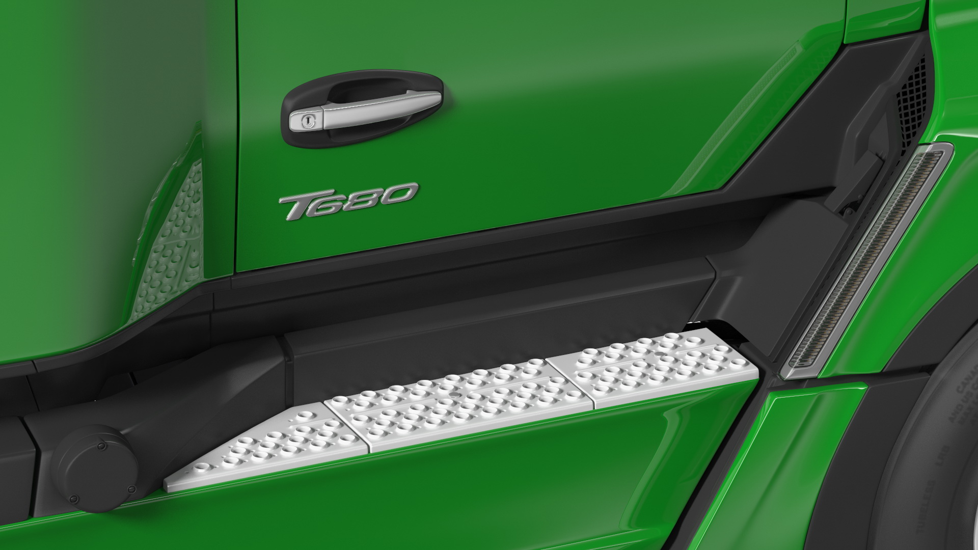 3D Kenworth T680 Truck Exterior Only model