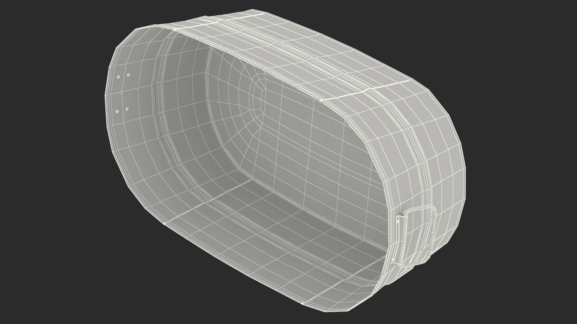 3D model Galvanized Metal Container Set
