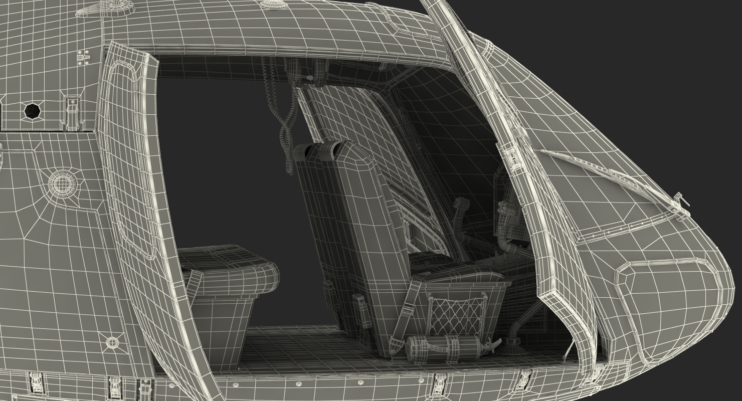 3D Homeserve Helicopter Eurocopter AS 355N Rigged