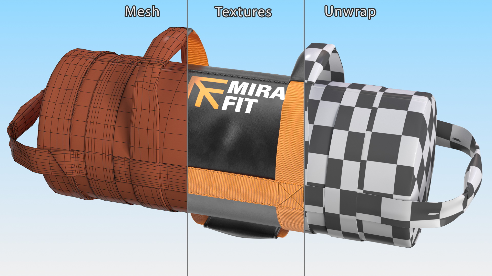 3D Mirafit Gym Power Bag 25kg