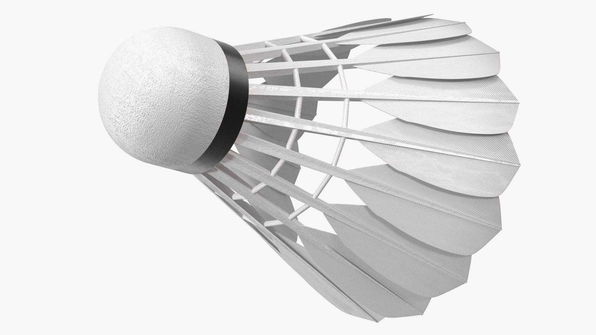 3D model Badminton Racquet Set With Nylon Shuttle