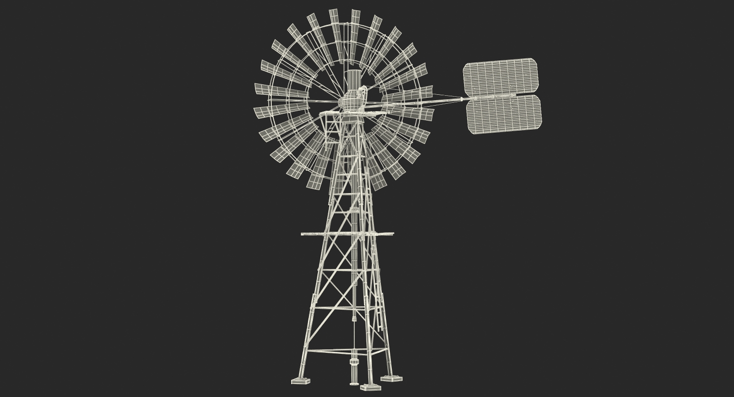 Comet Windmill 3D model