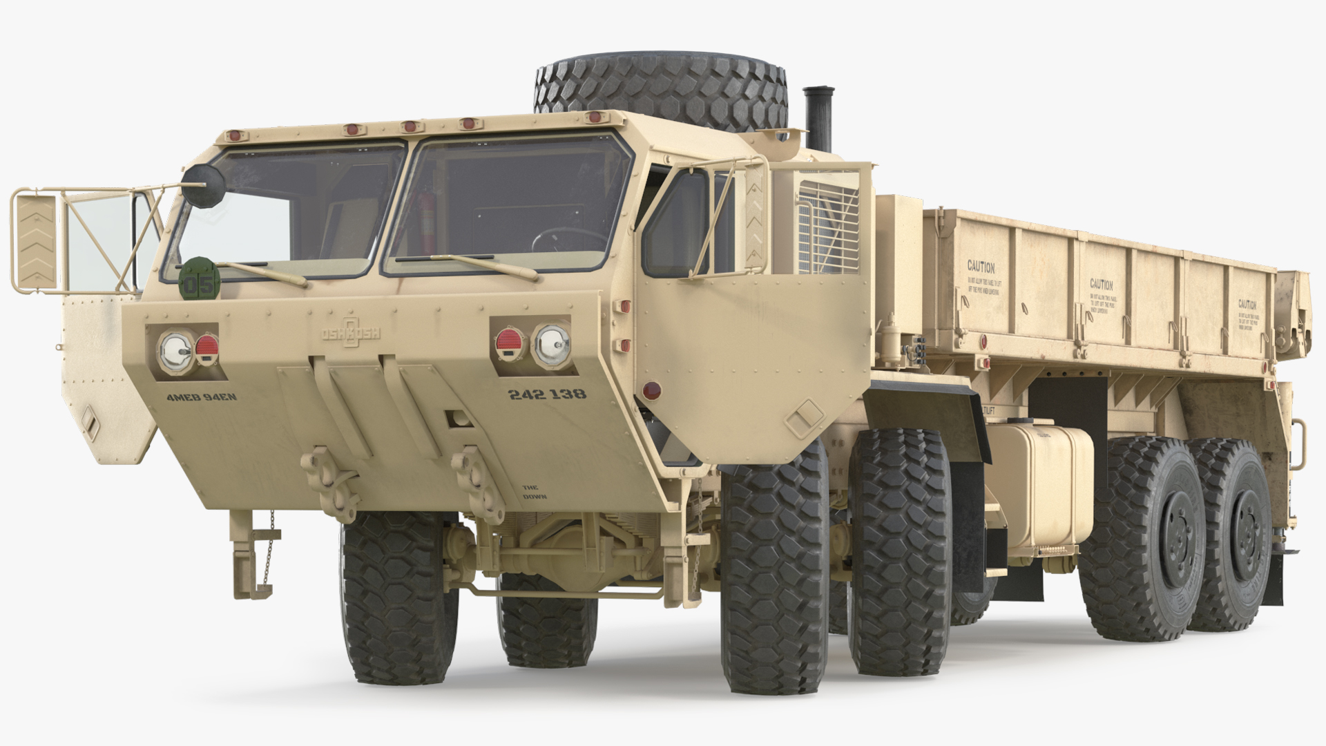 HEMTT M985A4 Heavy Cargo Transport Truck Desert Rigged