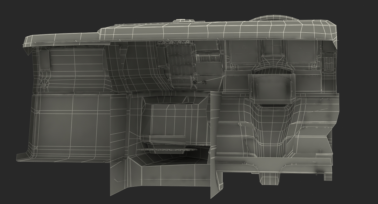 3D model Truck Dashboard