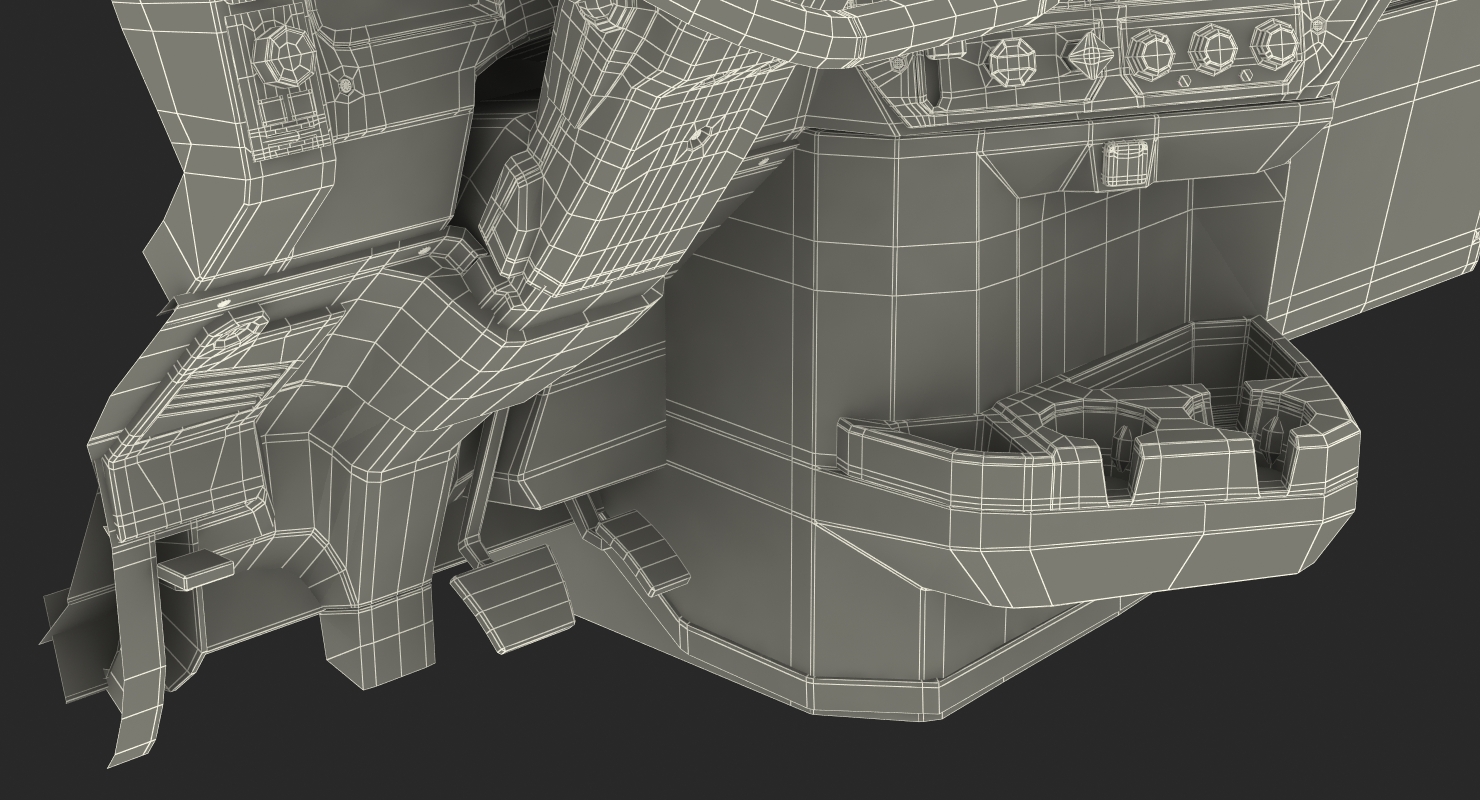 3D model Truck Dashboard