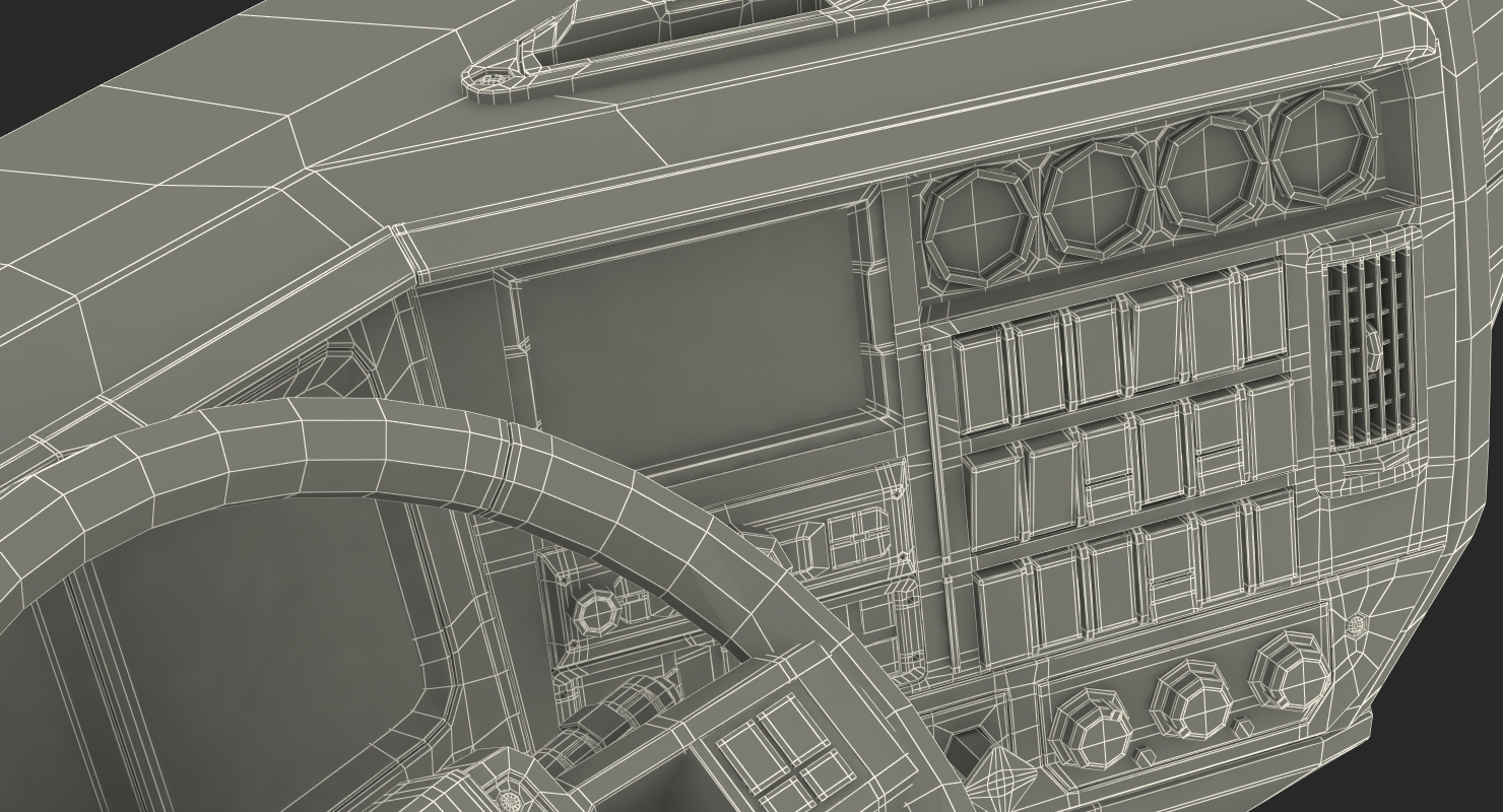 3D model Truck Dashboard