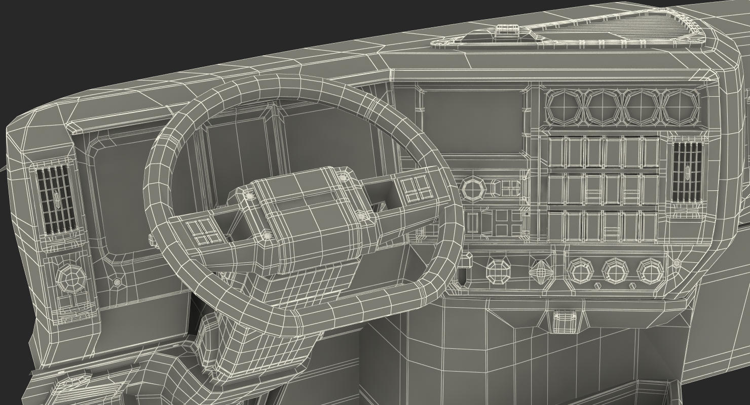 3D model Truck Dashboard