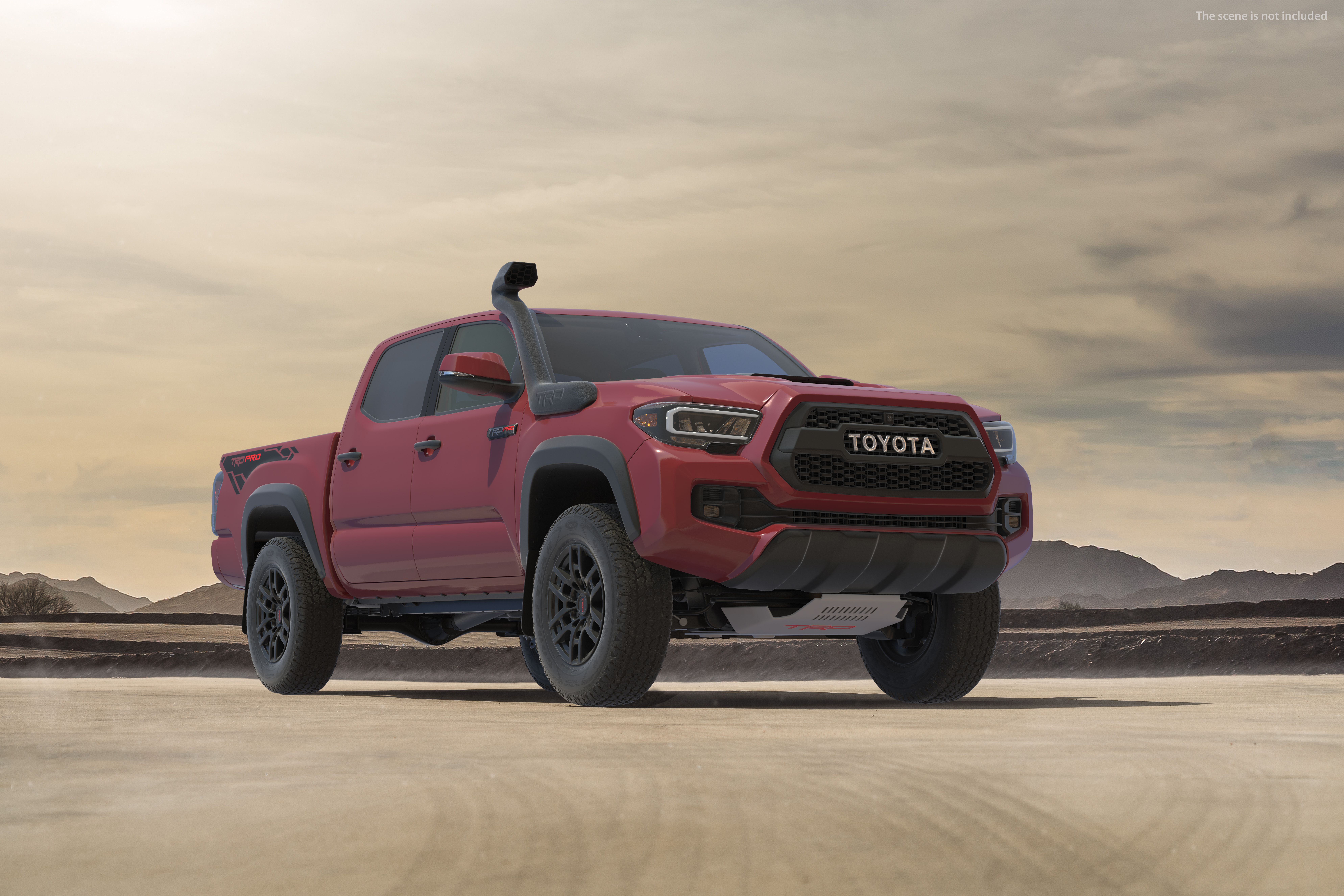 Toyota Tacoma TRD Pro Barcelona Red Metallic 2021 3D model
