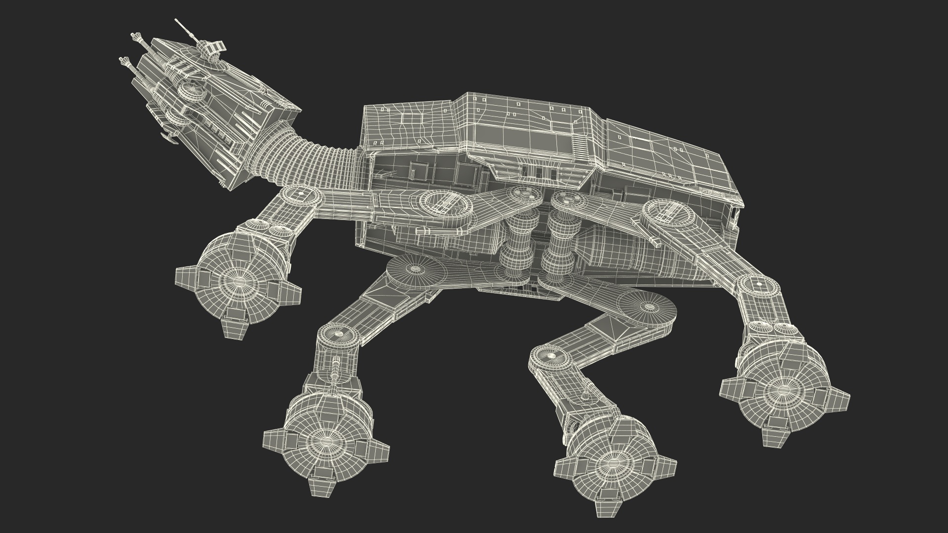 Star Wars AT AT Battle Pose 3D