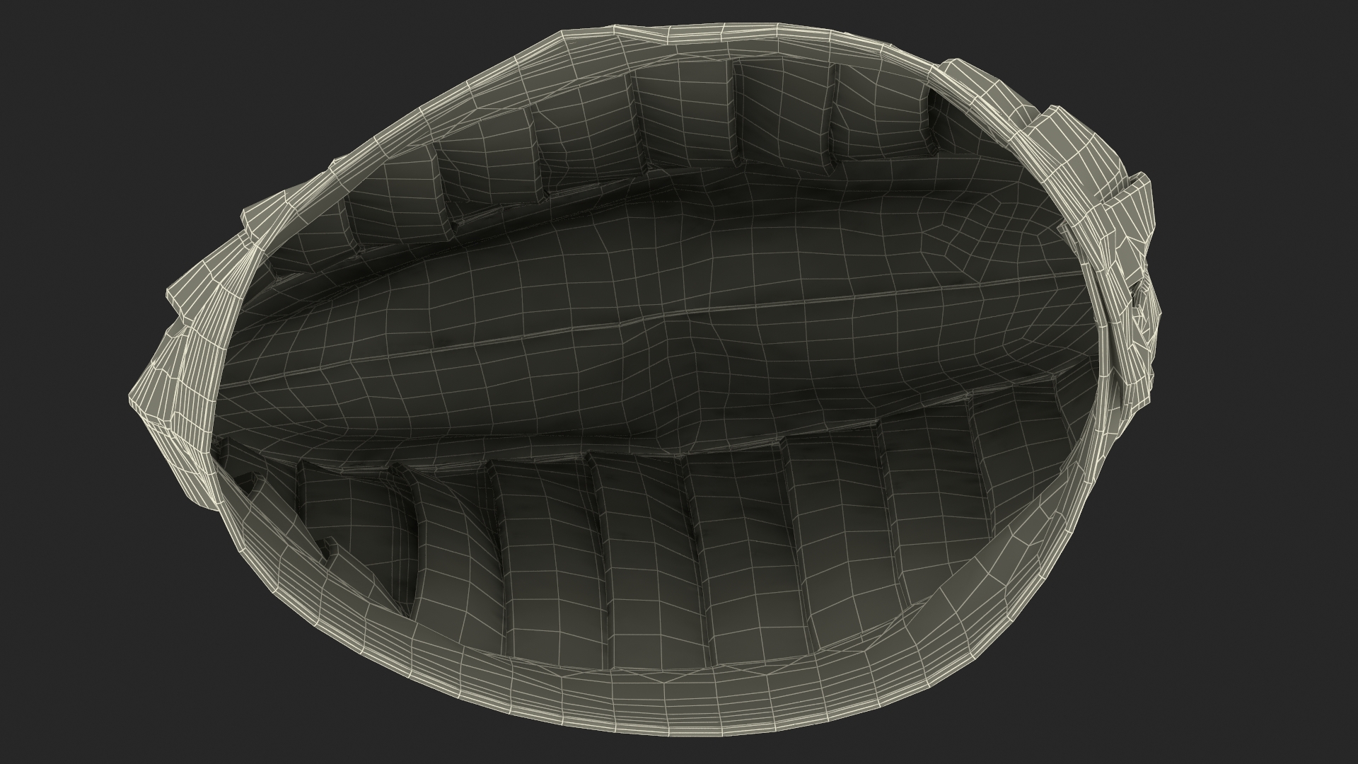 Black Tall Chef Hat 3D model