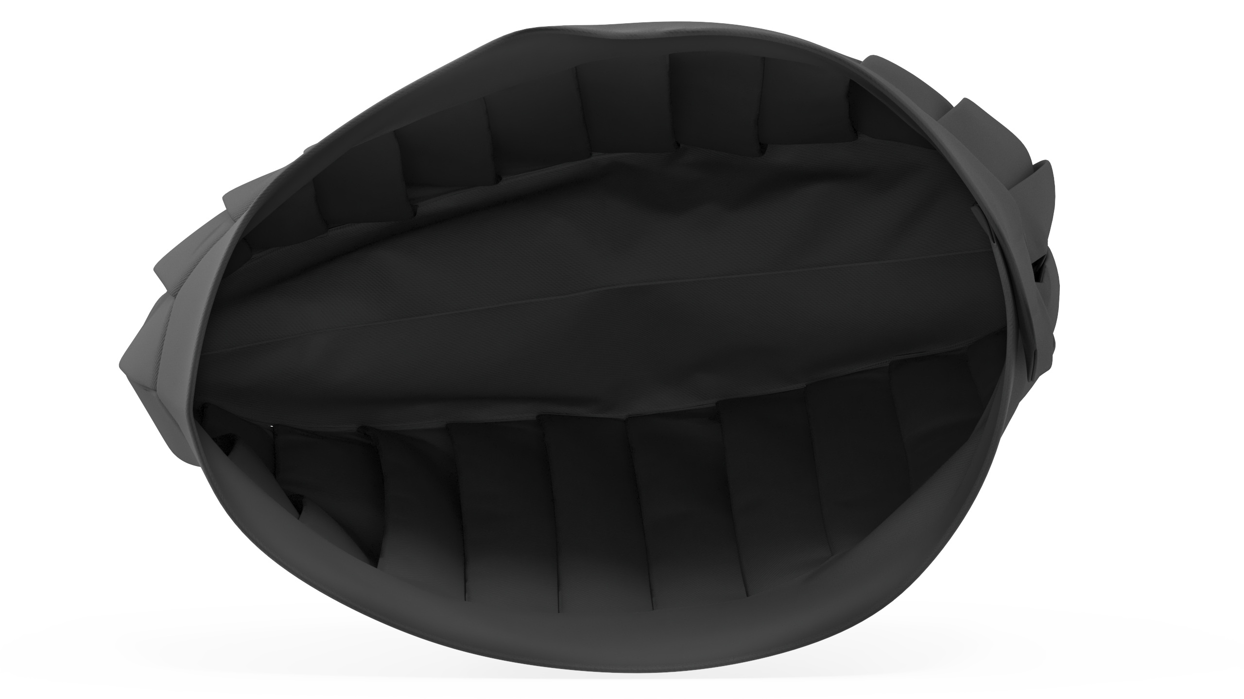 Black Tall Chef Hat 3D model