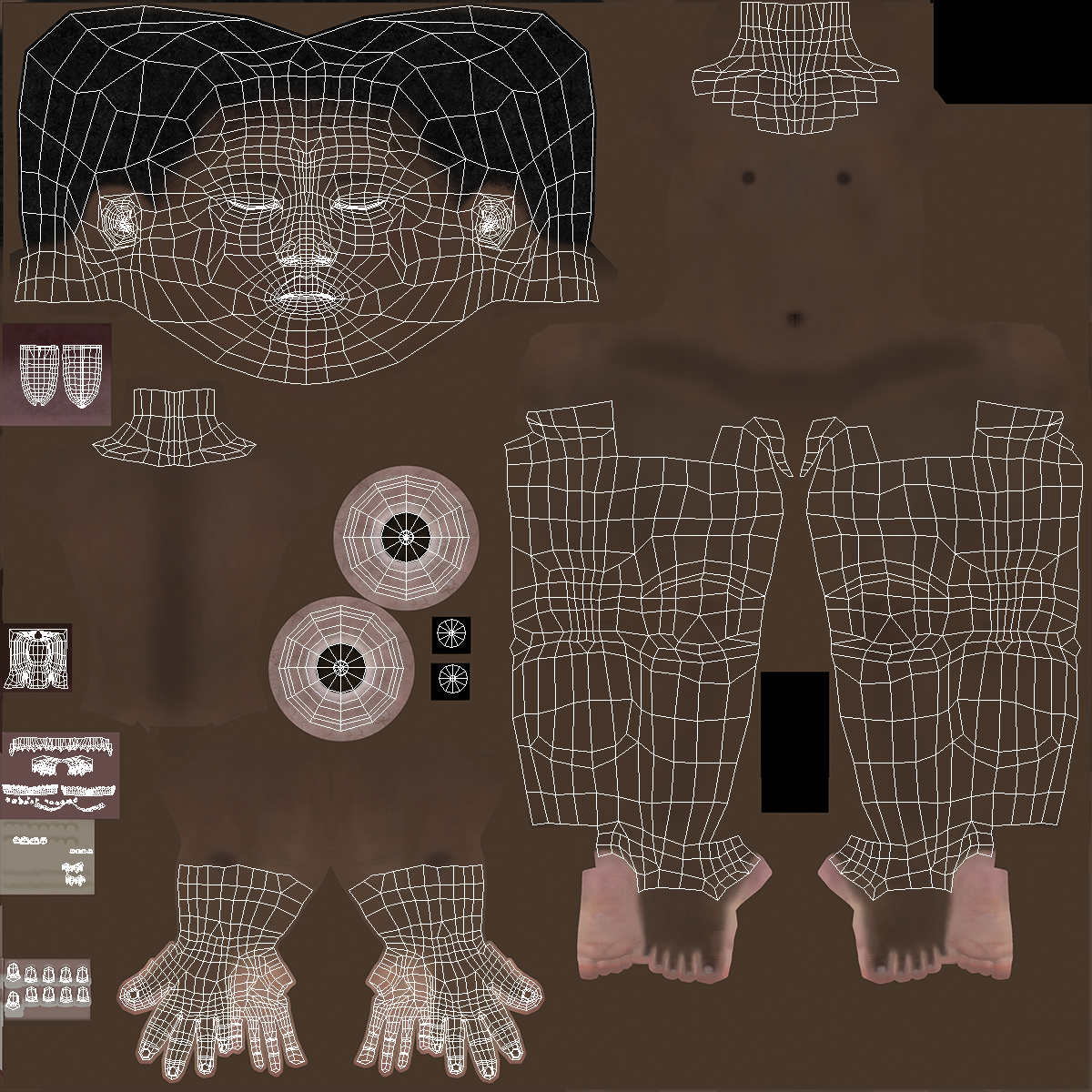Toddler Black Boy Everyday in Casual Outfit Standing 3D