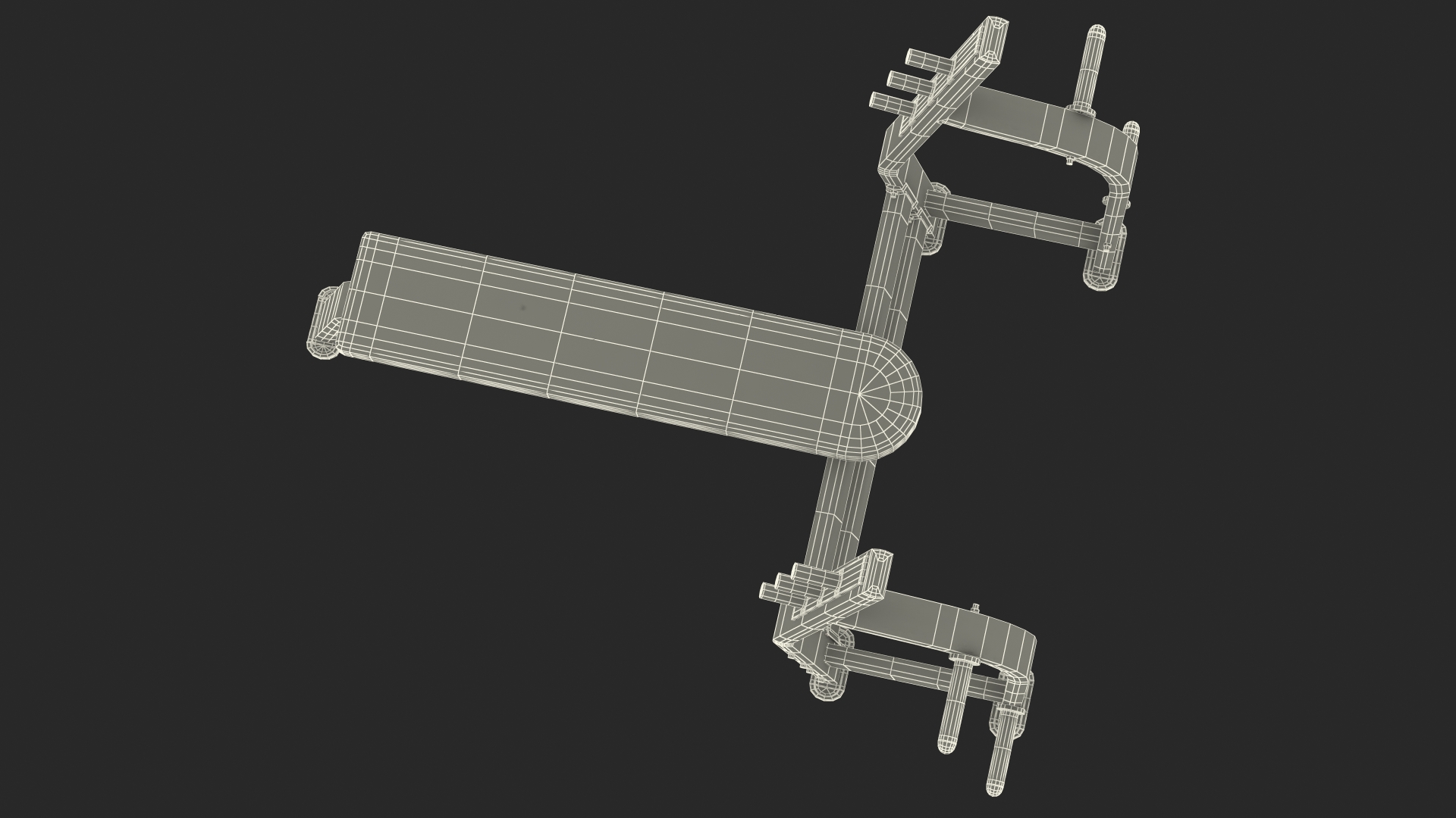 Olympic Bench Press 3D model