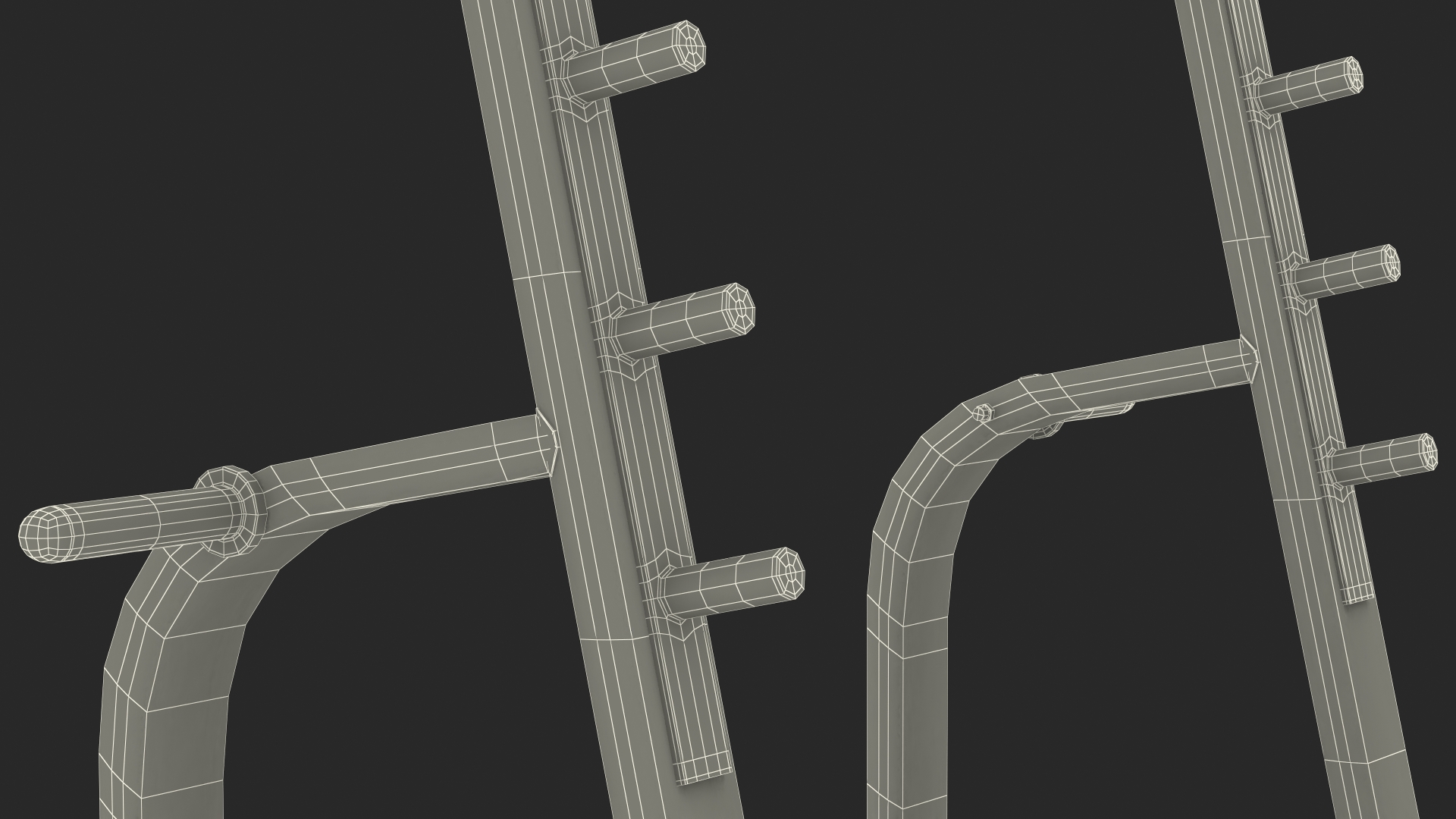 Olympic Bench Press 3D model