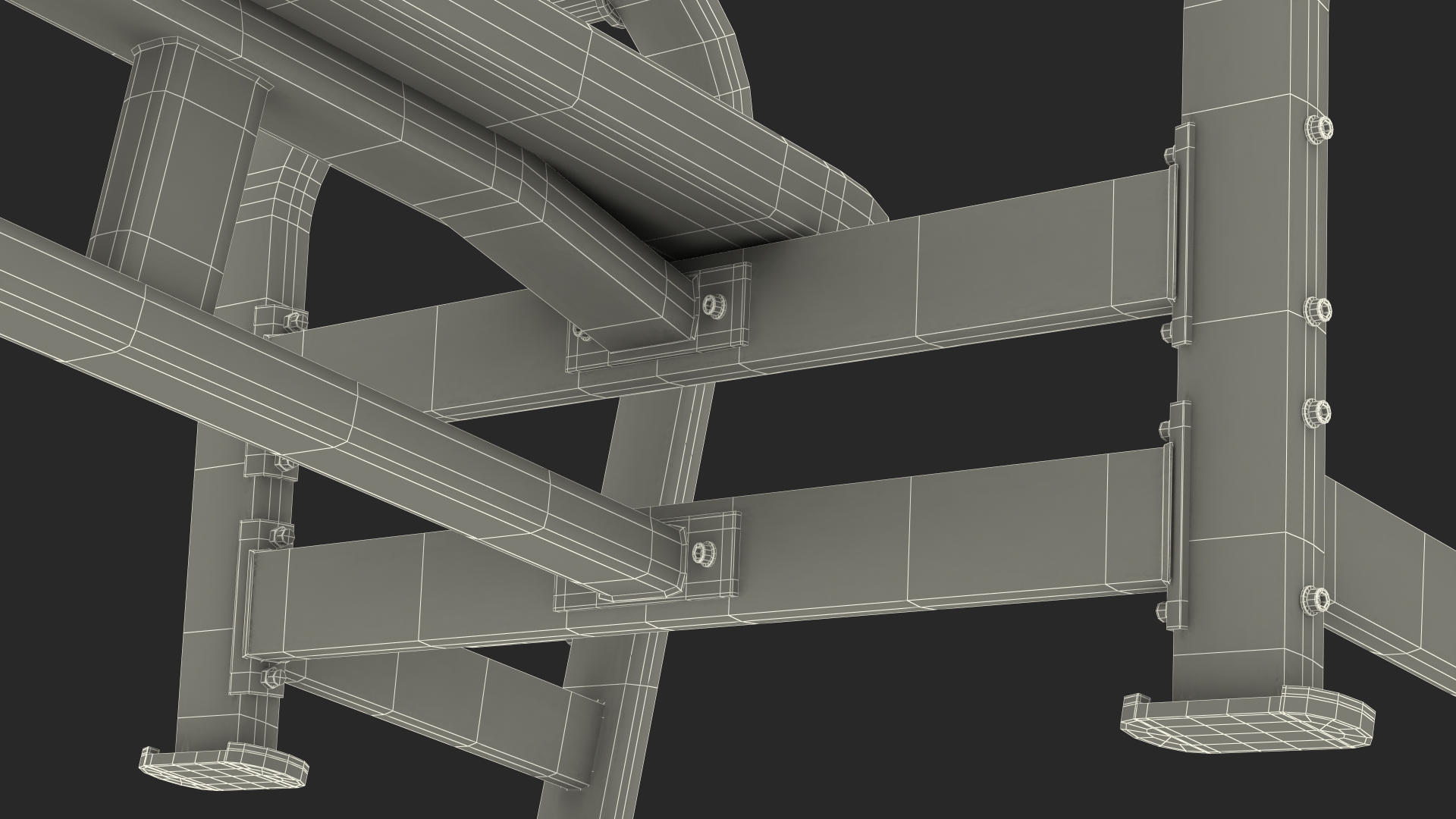 Olympic Bench Press 3D model