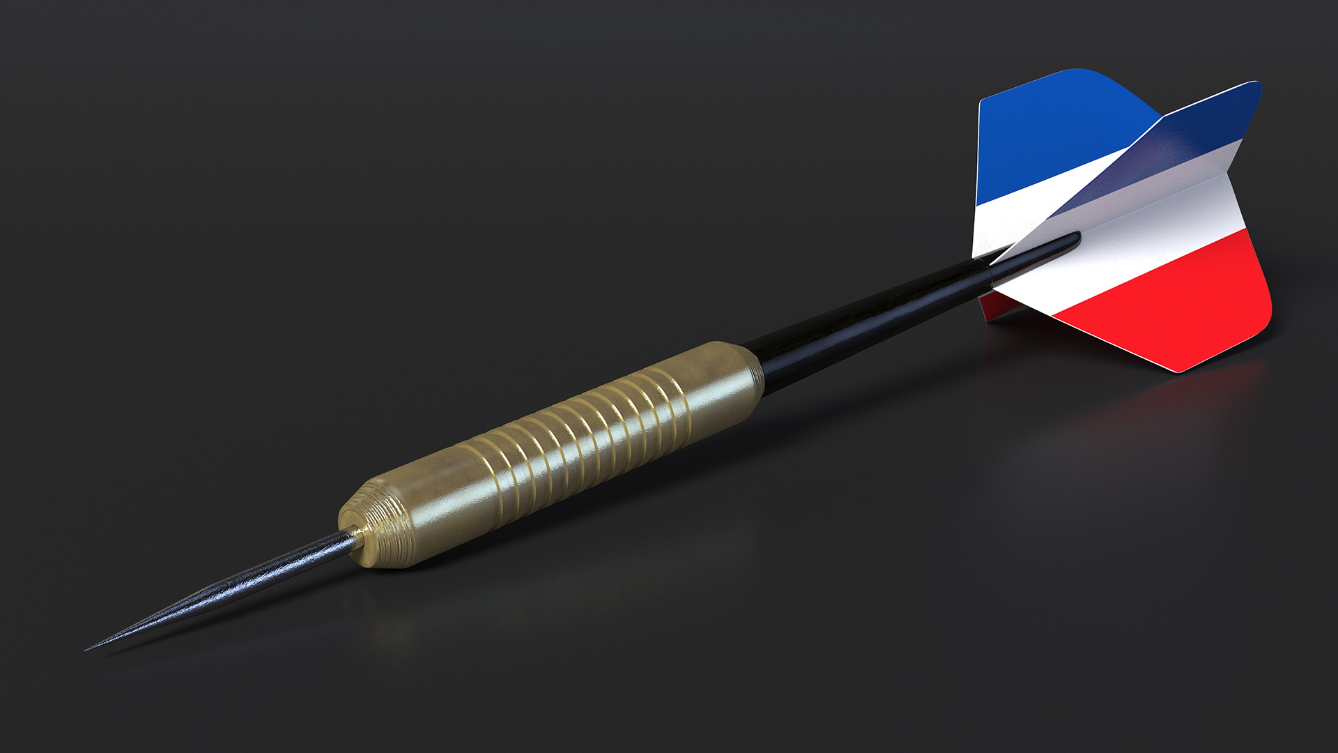 3D model International Flag Themed Darts Set