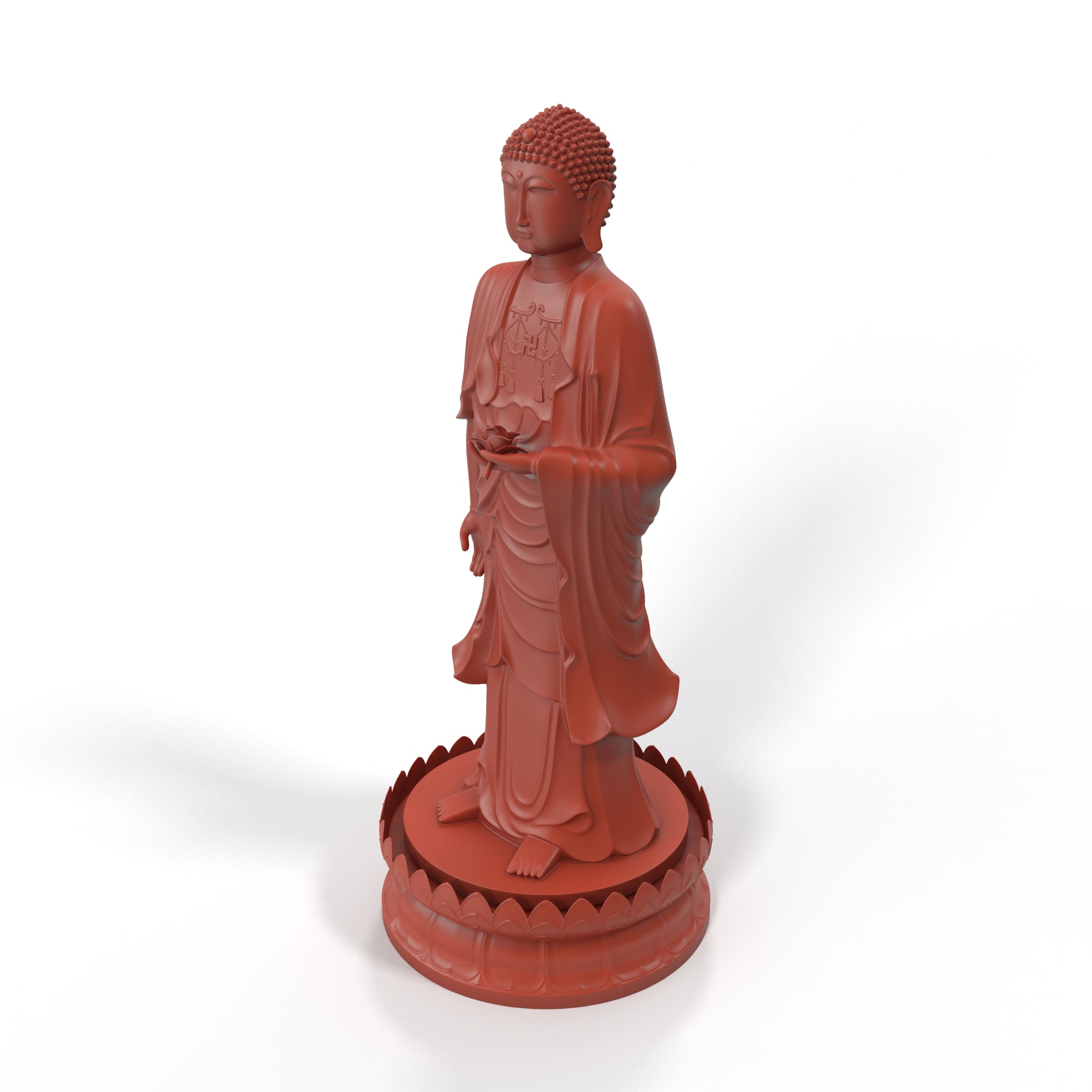 3D Buddhist Statue Wat Phothikyan Phut Thak Tham for 3D Print model