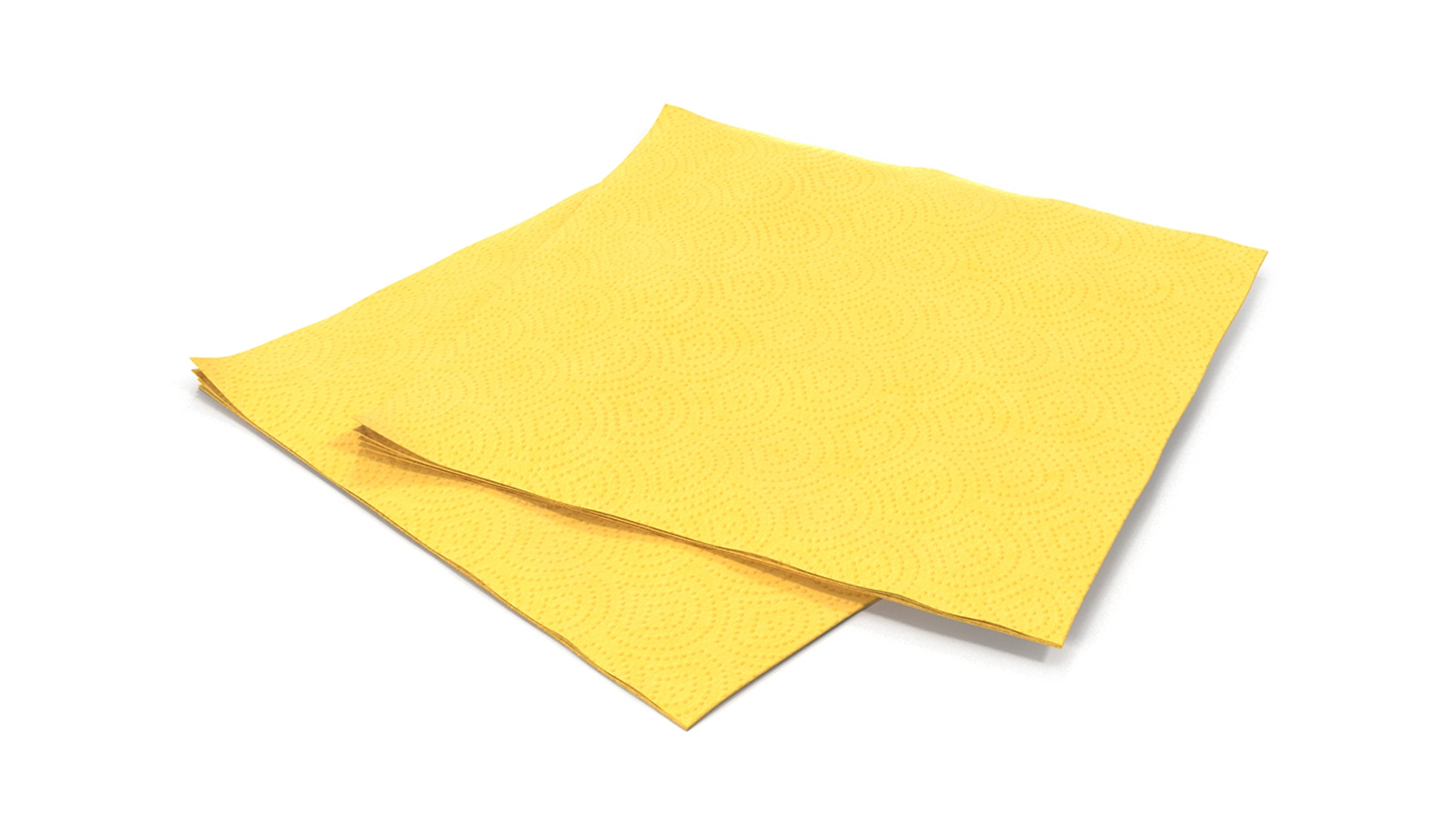 Textured Paper Napkins 3D