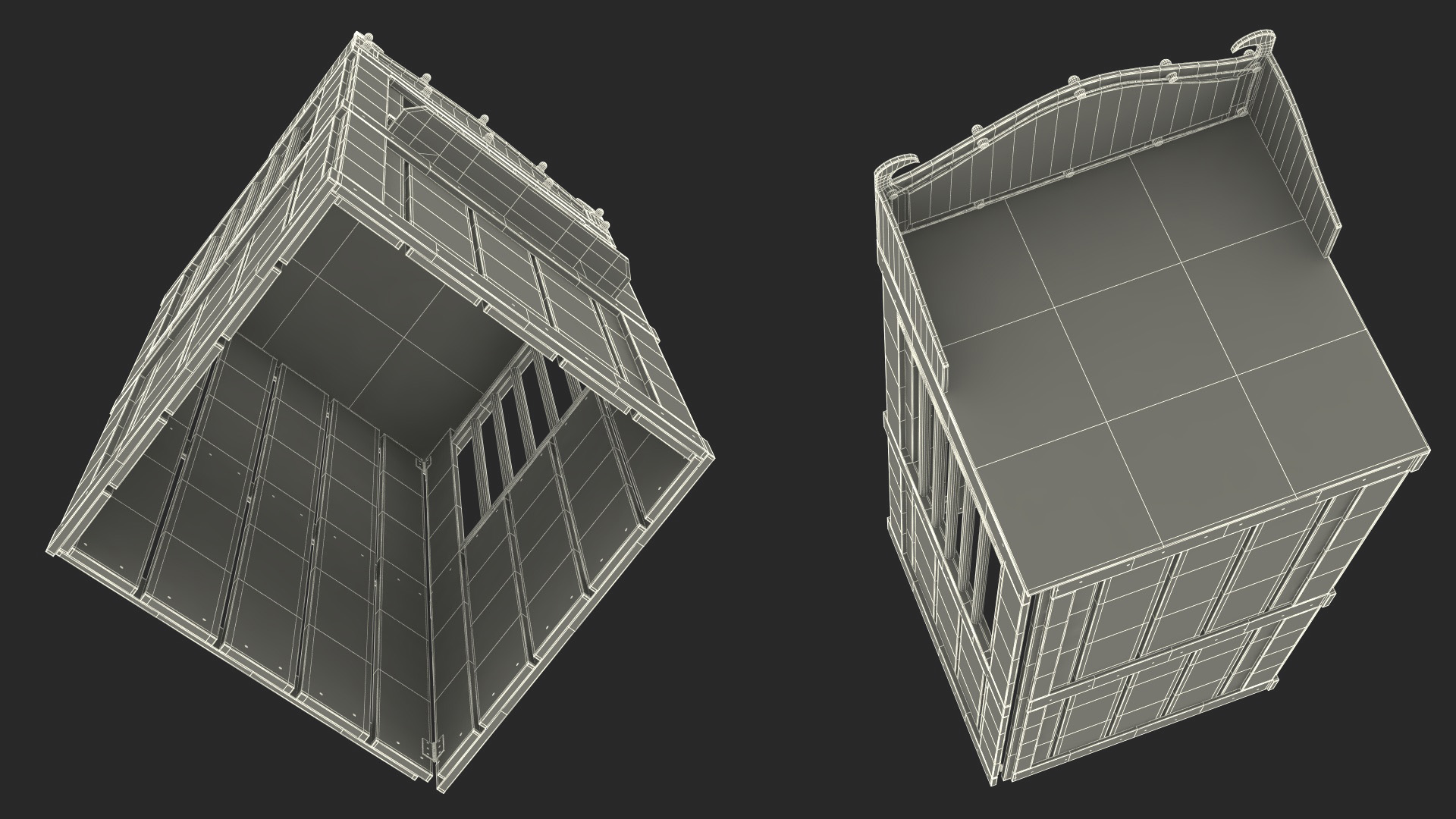 Vintage Carnival Ticket Booth 3D model