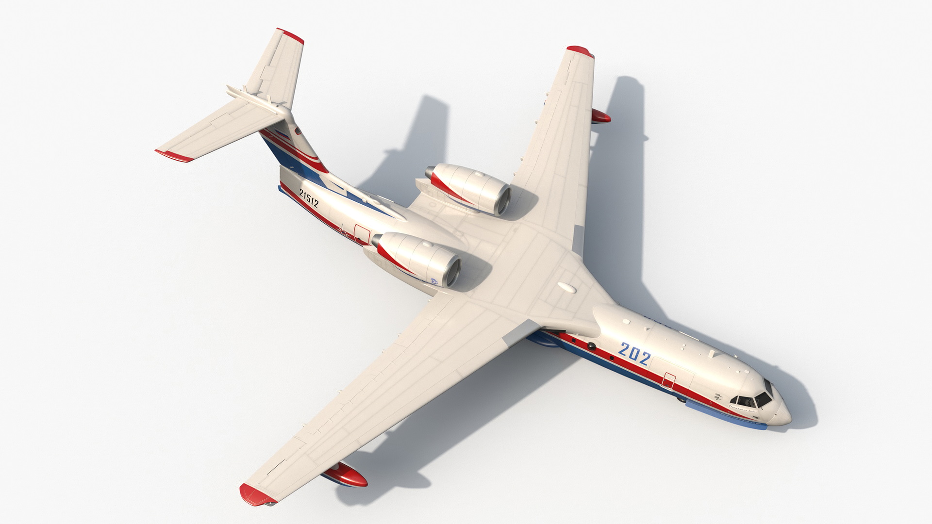 Beriev Be 200 Altair Aircraft 3D model