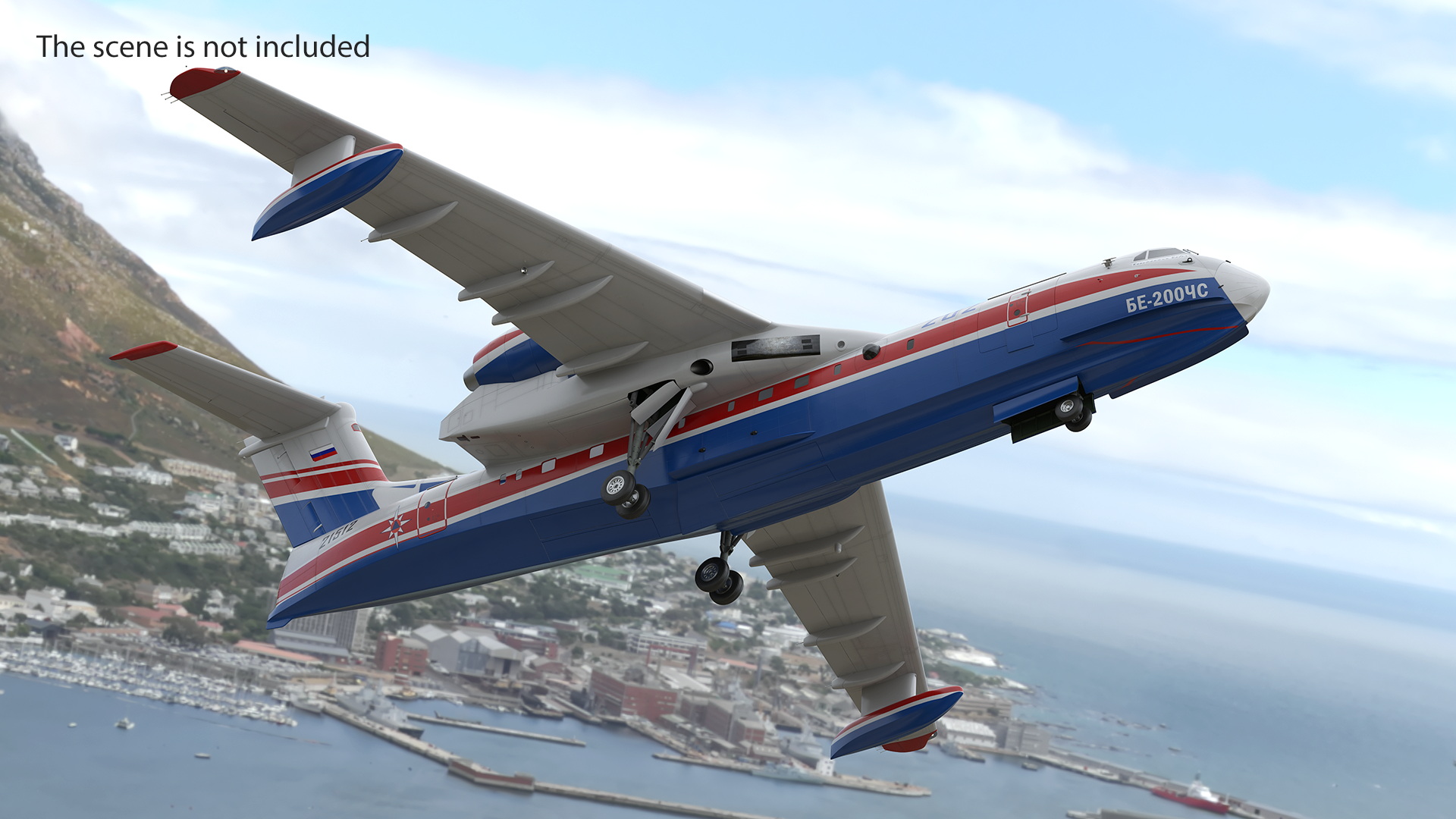 Beriev Be 200 Altair Aircraft 3D model