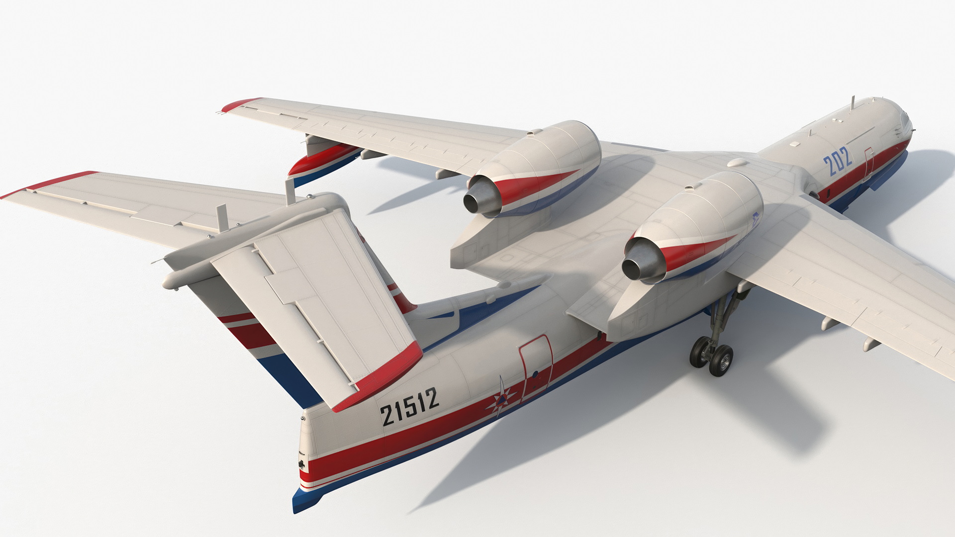 Beriev Be 200 Altair Aircraft 3D model