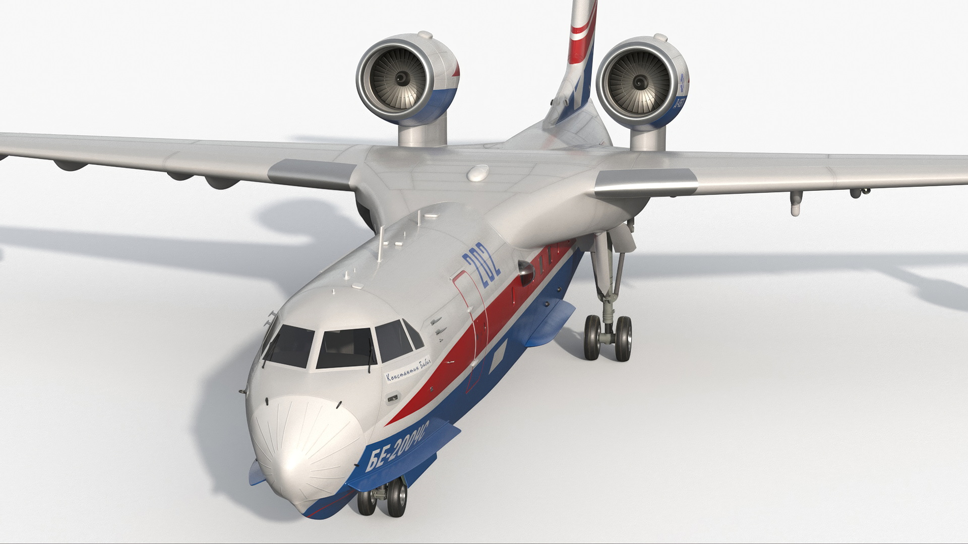Beriev Be 200 Altair Aircraft 3D model