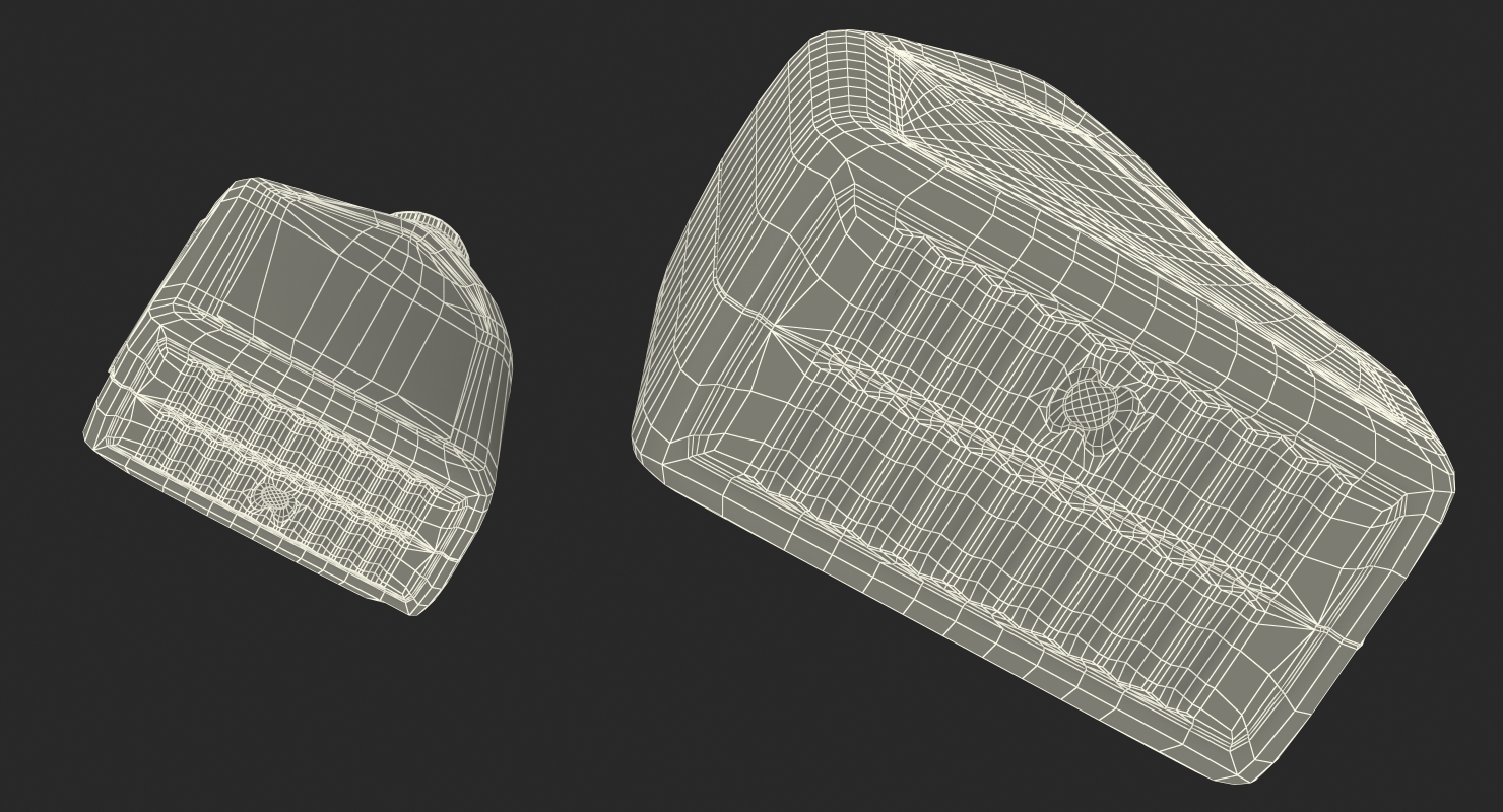 Mobil 1 Synthetic Oil Bottles 3D model