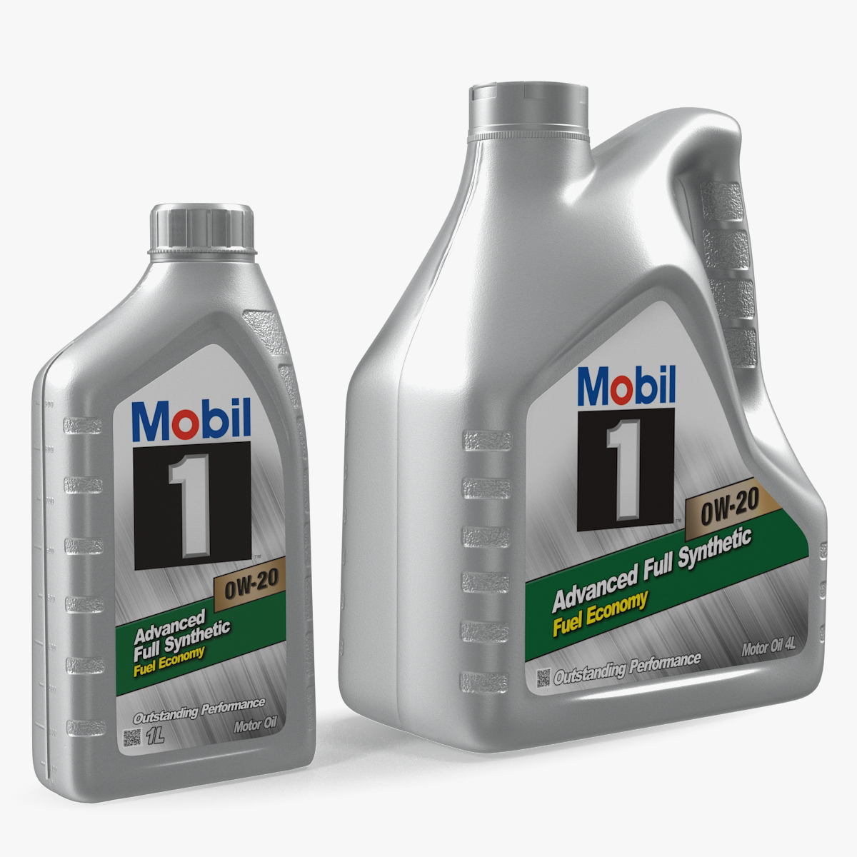 Mobil 1 Synthetic Oil Bottles
