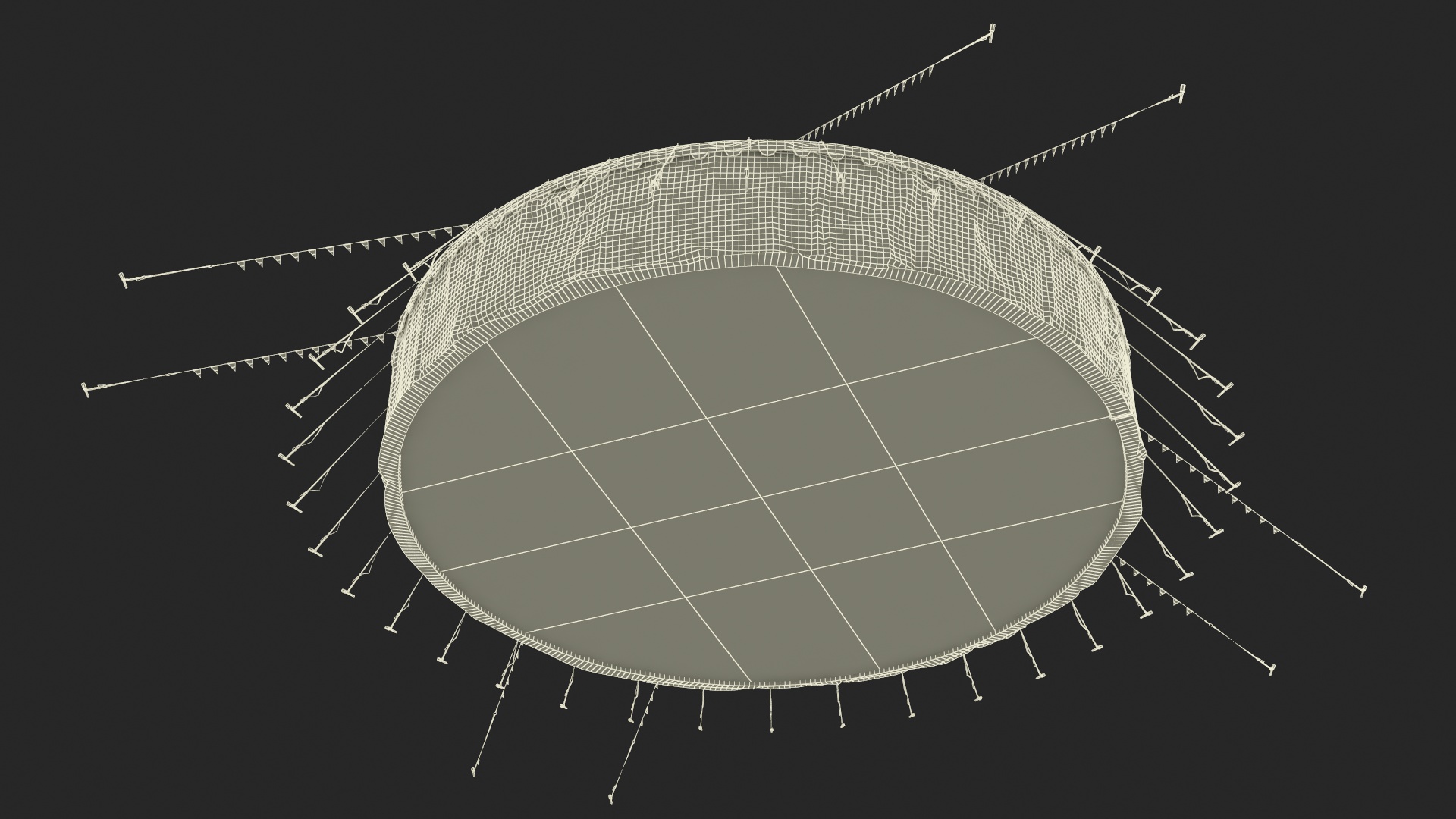 3D model Festival Circus Tent