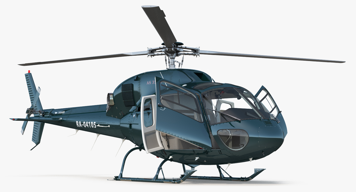 Helicopter Eurocopter AS 355N 3D model