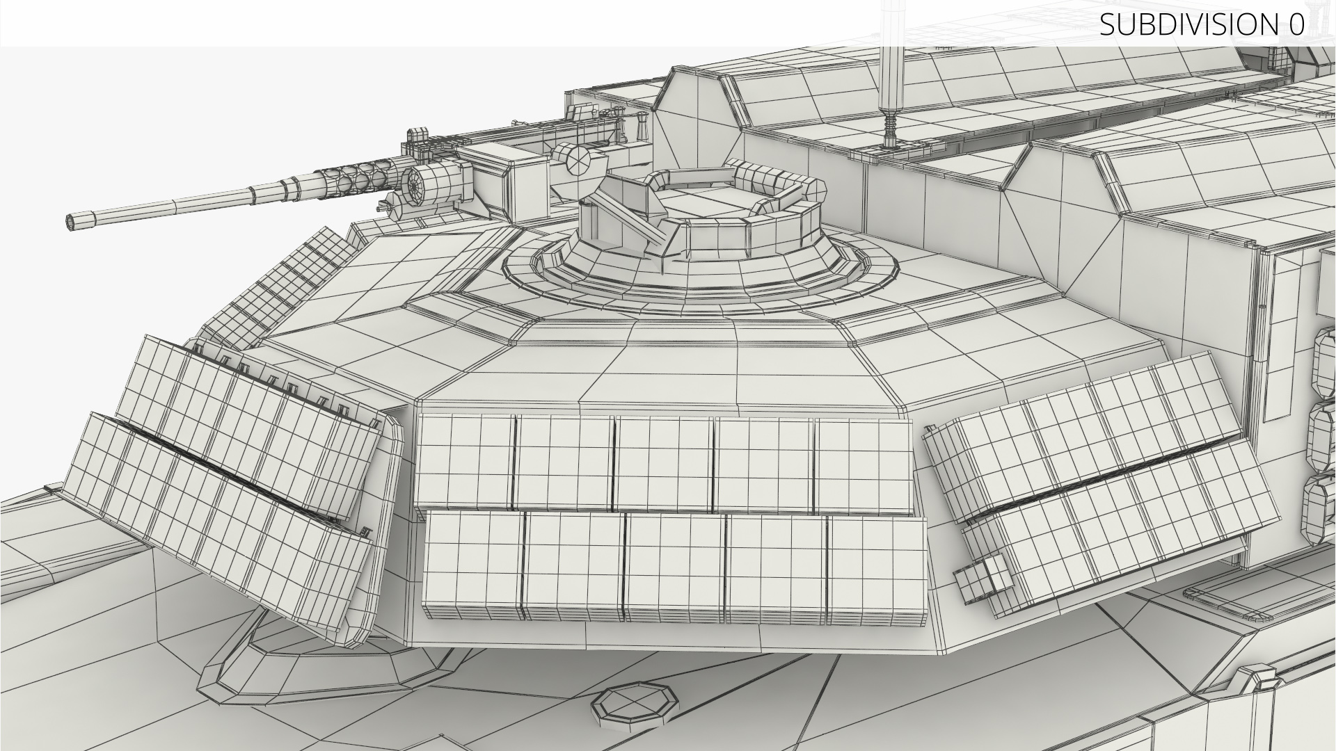 Breaching Tank with Mine Plow Camo Simplified, view 10