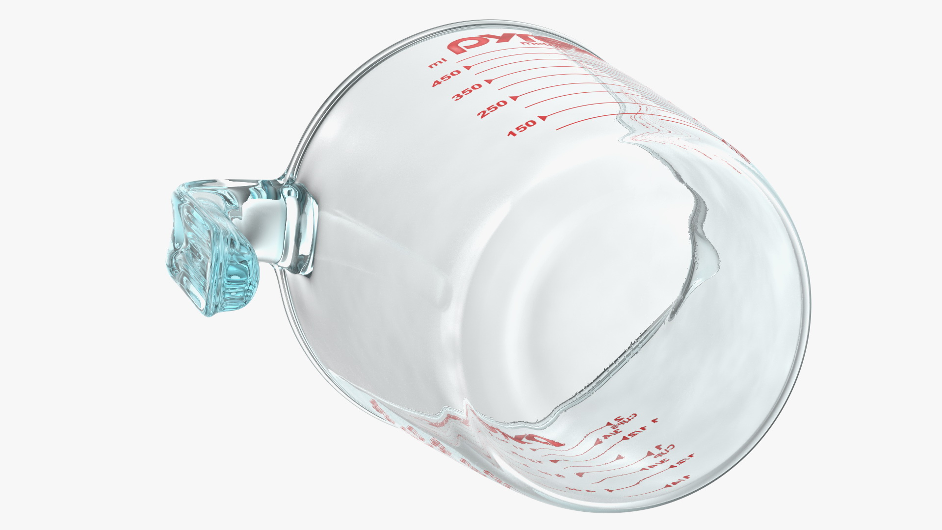 3D model Glass Measuring Cup 500ml