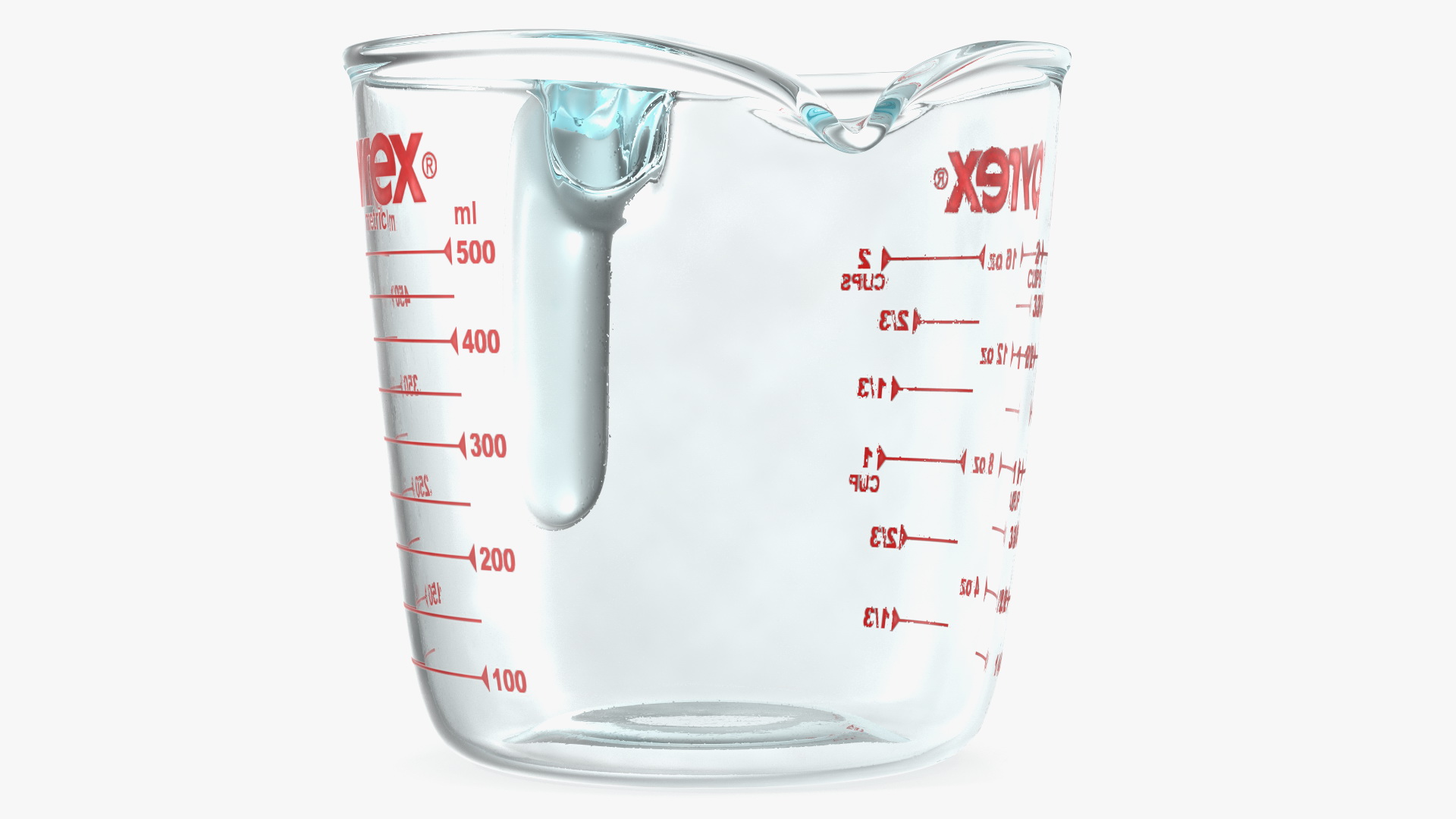3D model Glass Measuring Cup 500ml