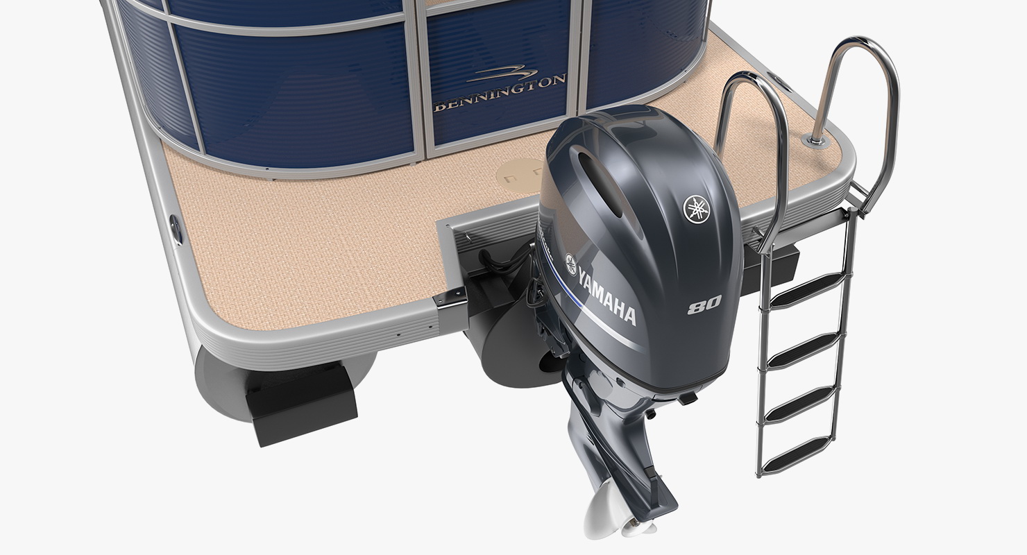 3D Pontoon Boat Bennington SX25 model