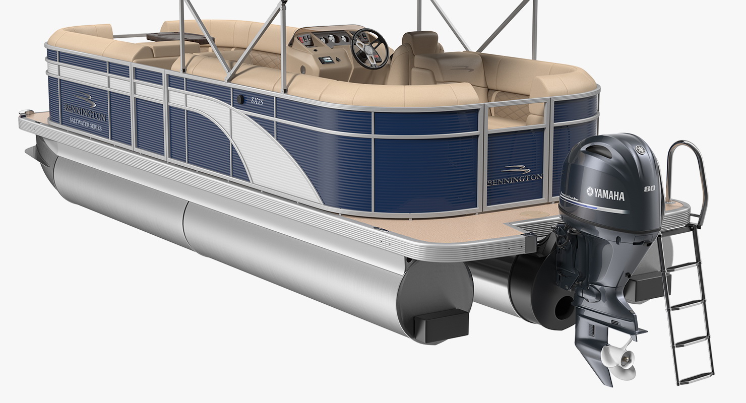 3D Pontoon Boat Bennington SX25 model