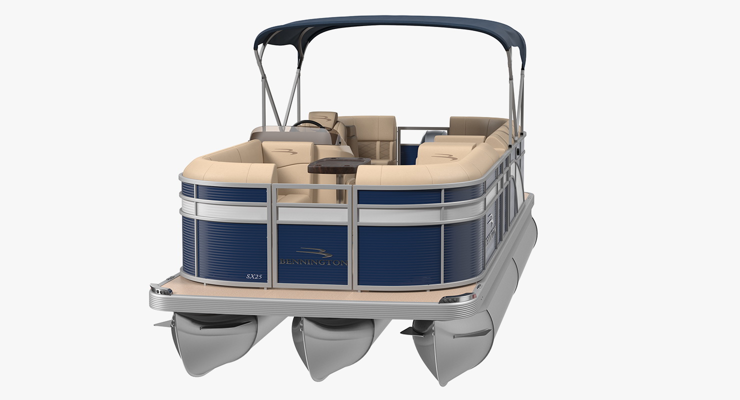 3D Pontoon Boat Bennington SX25 model
