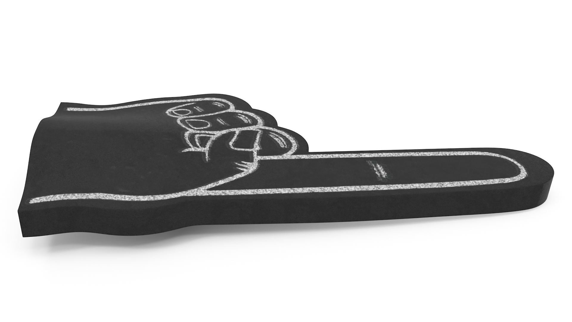 3D model Foam Hand Black