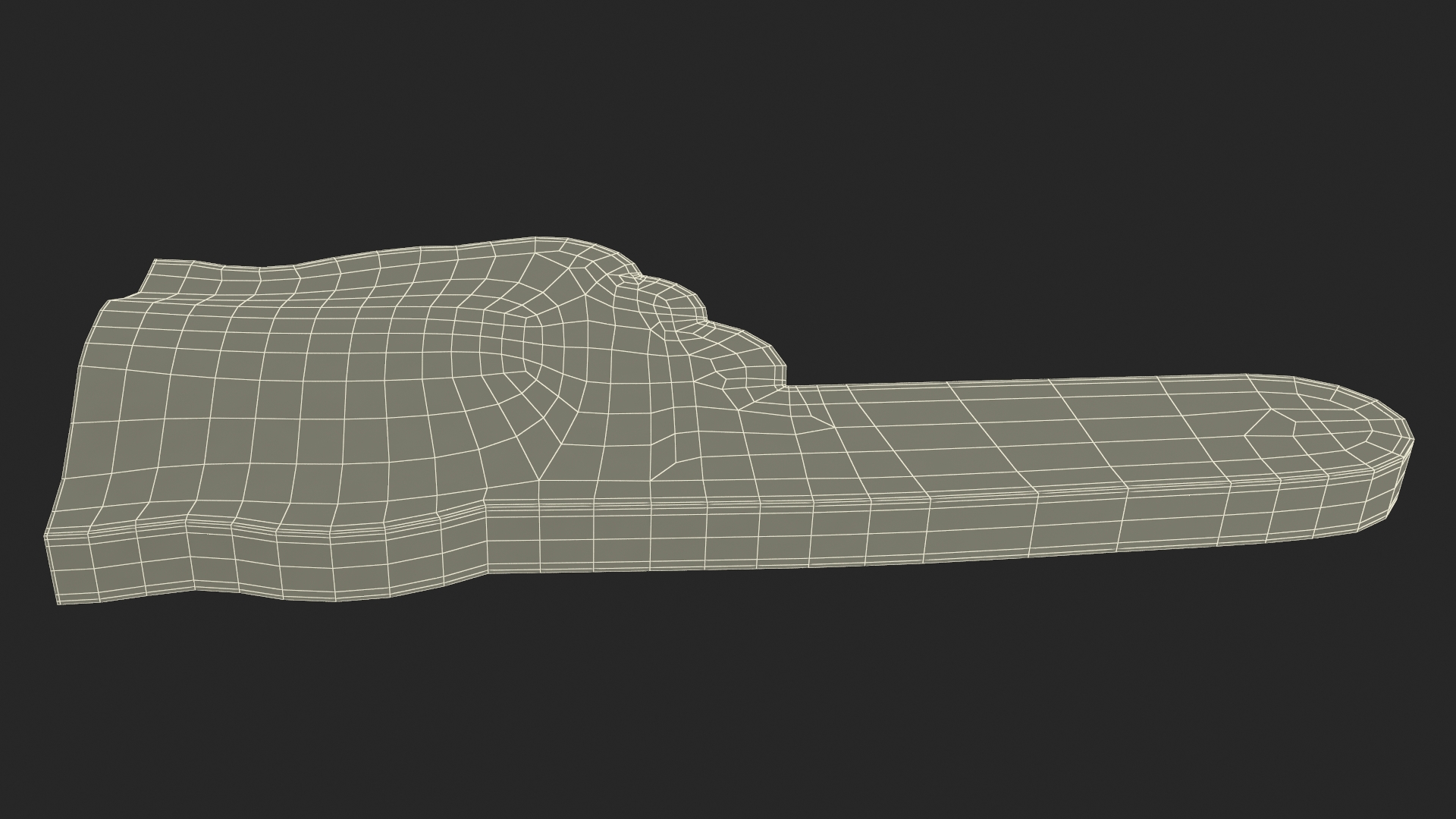3D model Foam Hand Black