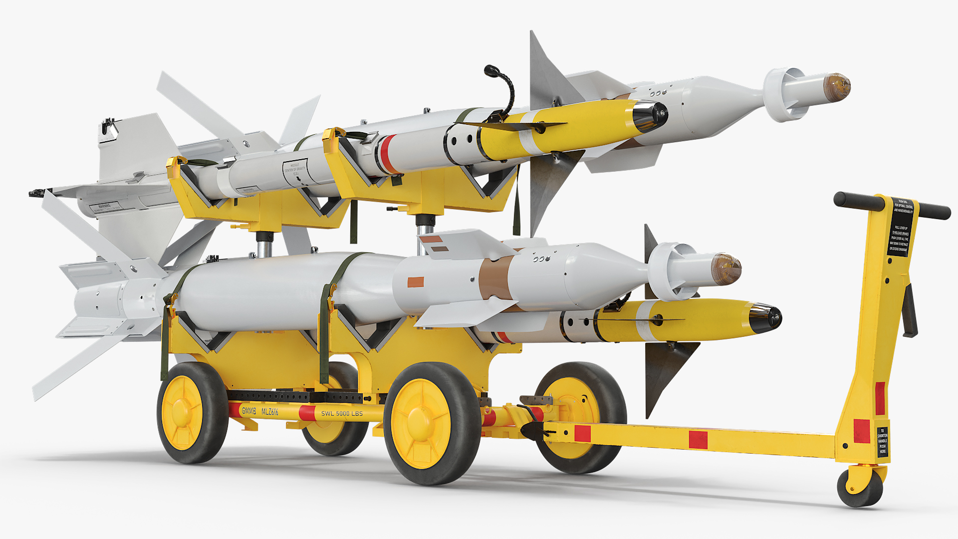Missile Deck Cart with Training Missiles - view 2