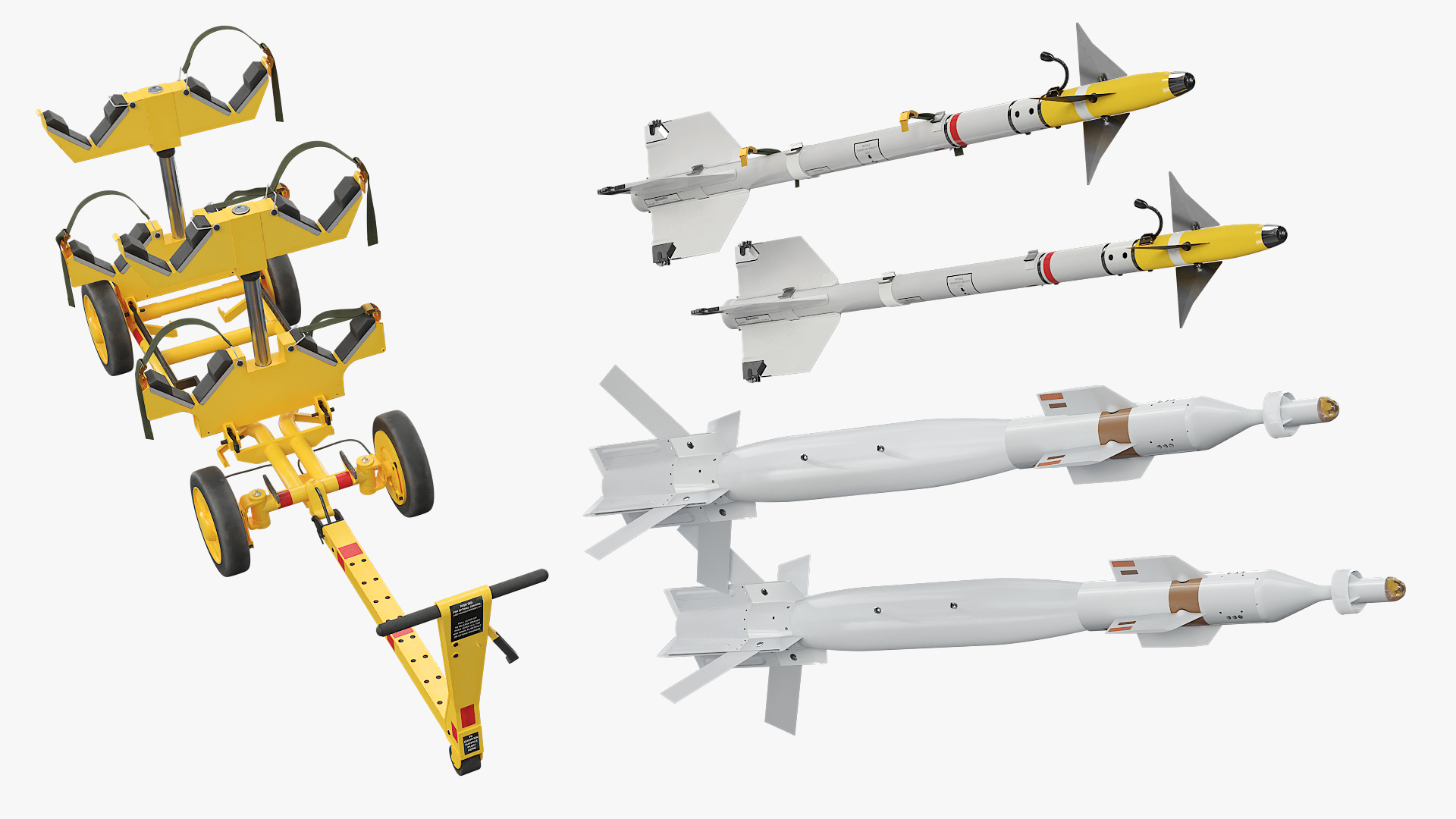 Missile Deck Cart with Training Missiles - view 4