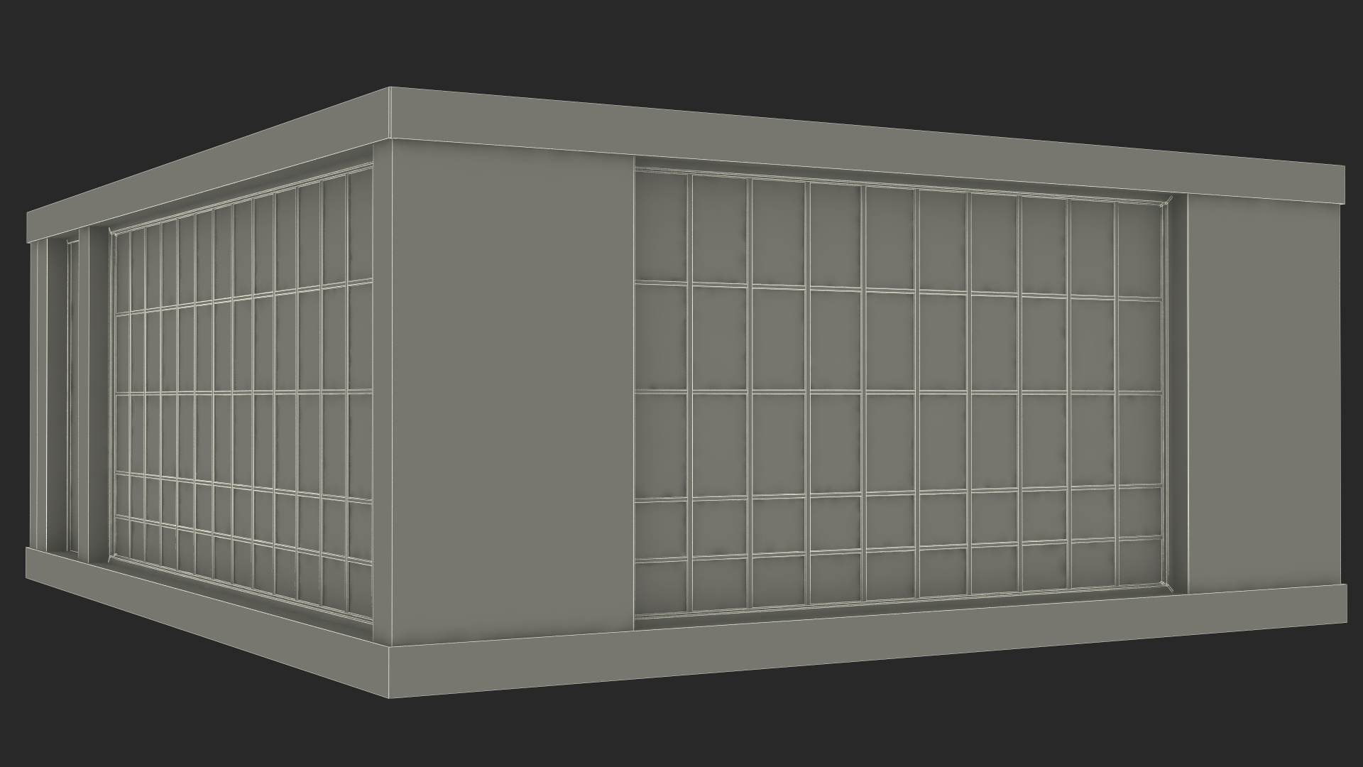 Spacious Meeting Room Empty 3D